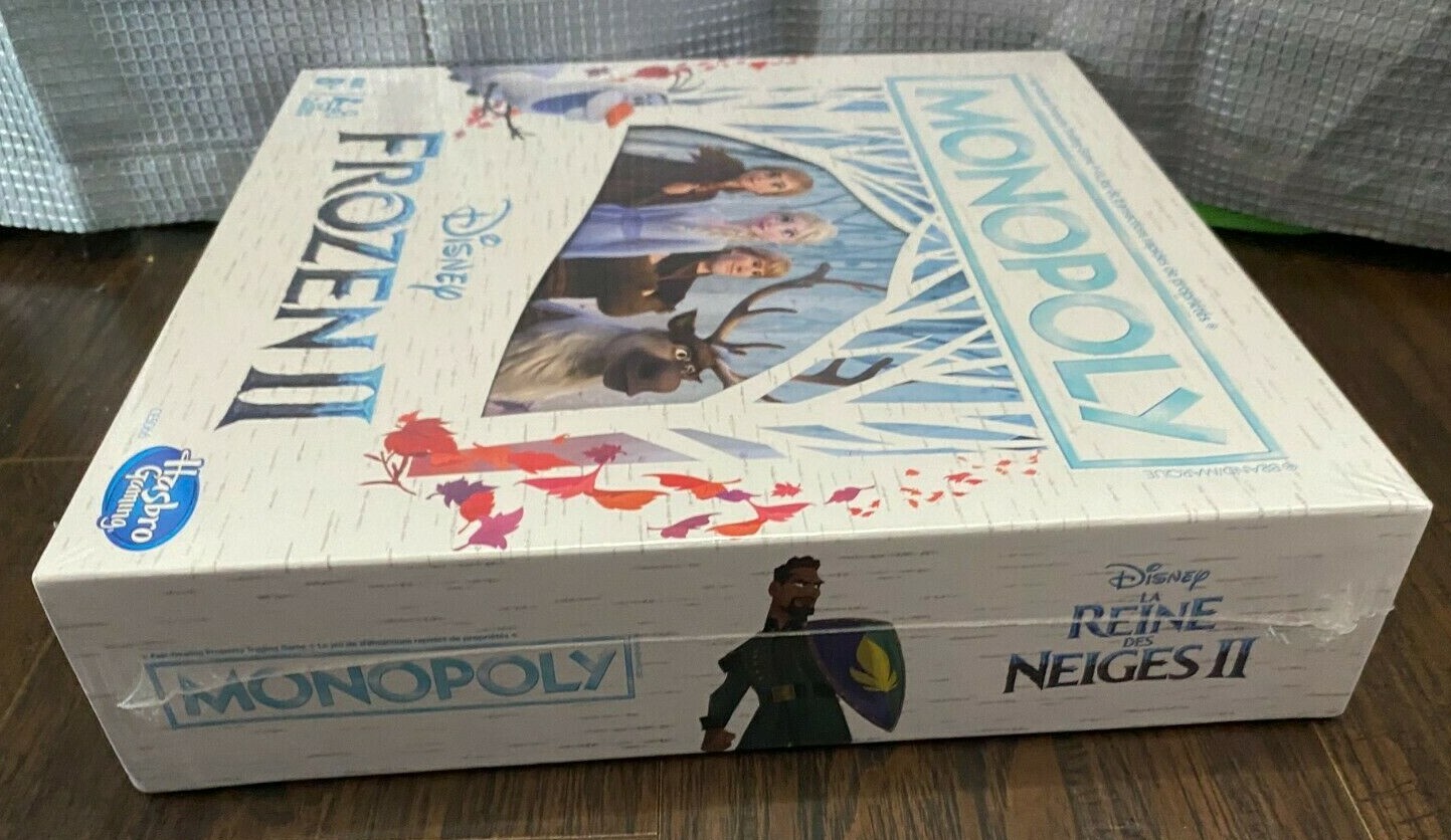 Hasbro Gaming Monopoly Disney Frozen II Board Game New 2 Elsa Olaf Anna Kristoff