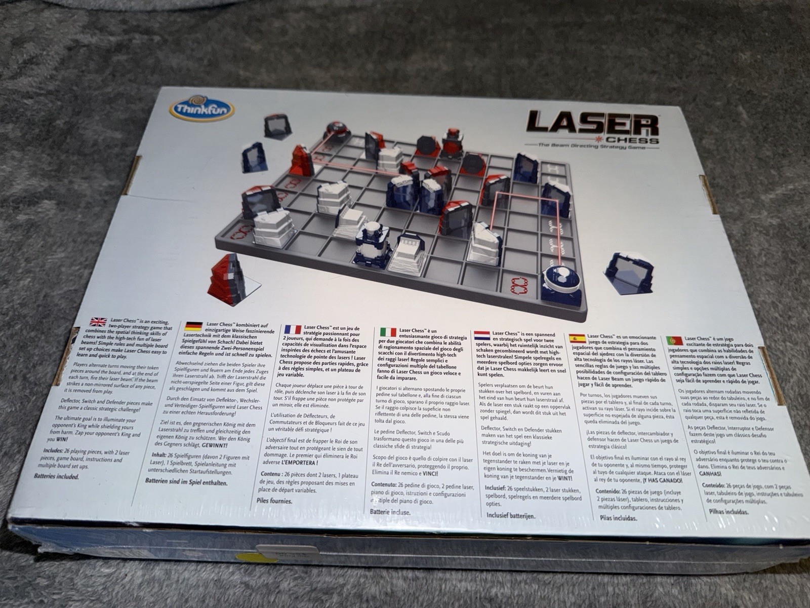 Thinkfun Laser Chess The Beam Directing Strategy Game New Sealed