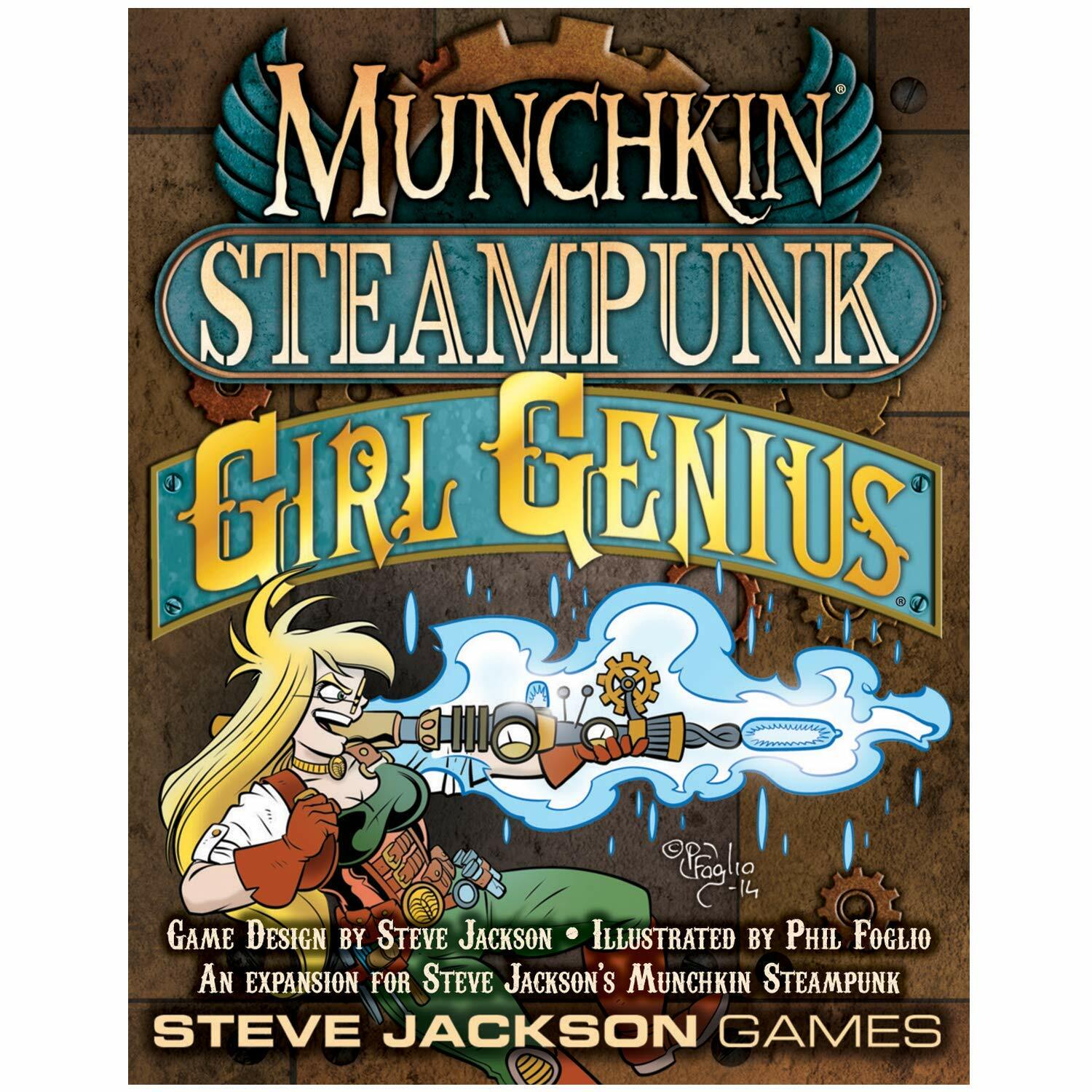 Munchkin Steampunk Girl Genius 112 Card Game Expansion Steve Jackson Games 1575