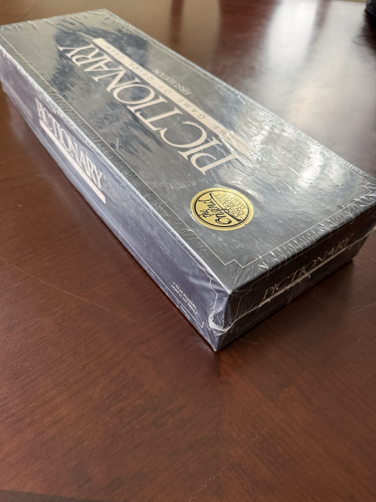 Vintage 1985 Pictionary Original First Edition Factory Sealed Board Game In Box
