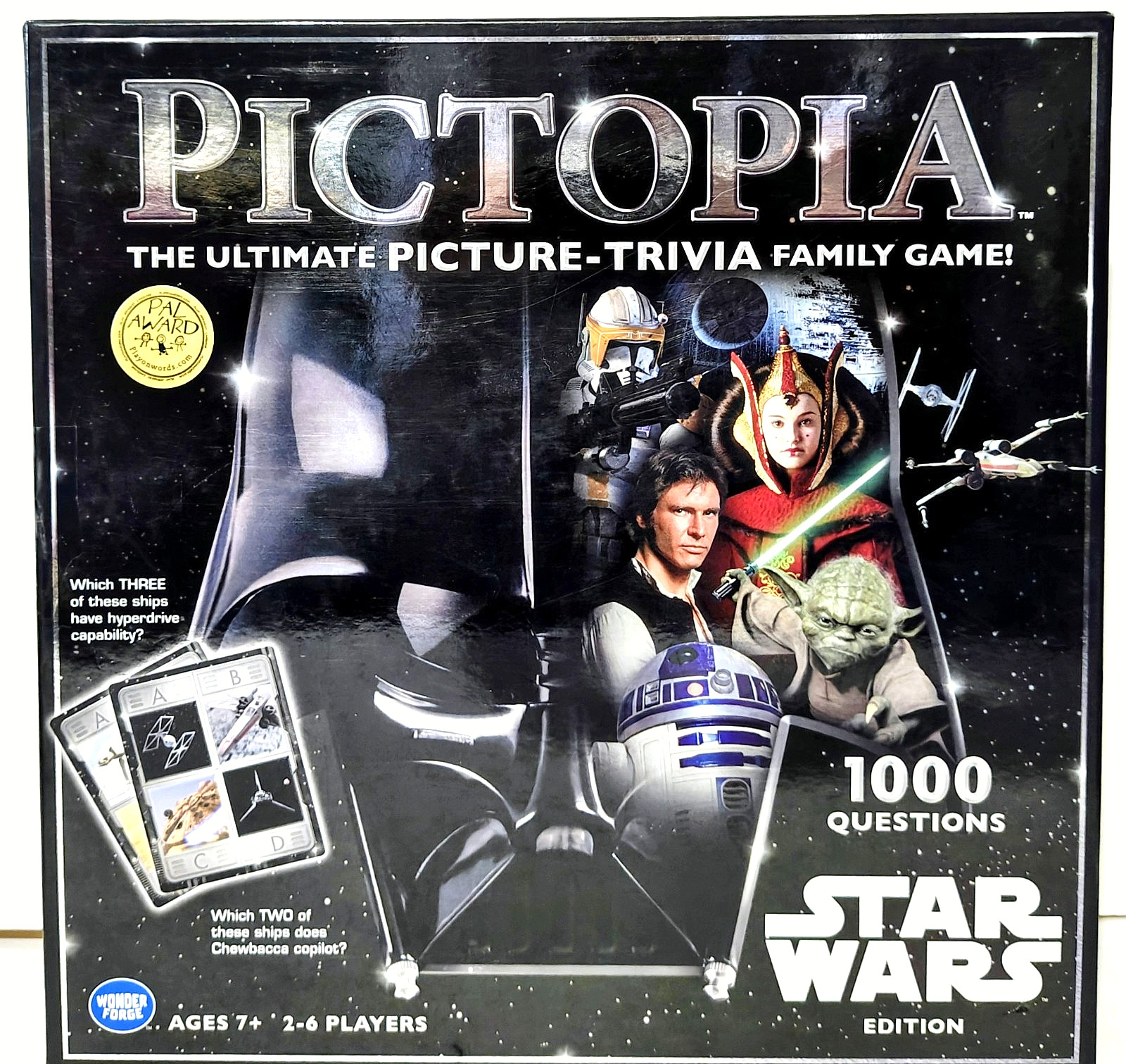 Pictopia – Star Wars Edition – The Ultimate Picture-Trivia Game – New