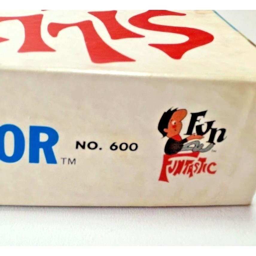 1968 Silly Faces Toy Funhouse Mirror Mustache Original Box Directions Fantastic