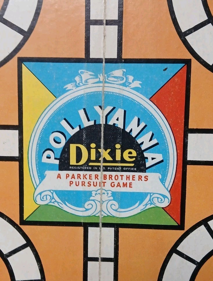 Vintage 1950s Pollyanna Dixie Board Game Parker Brothers Complete In Box