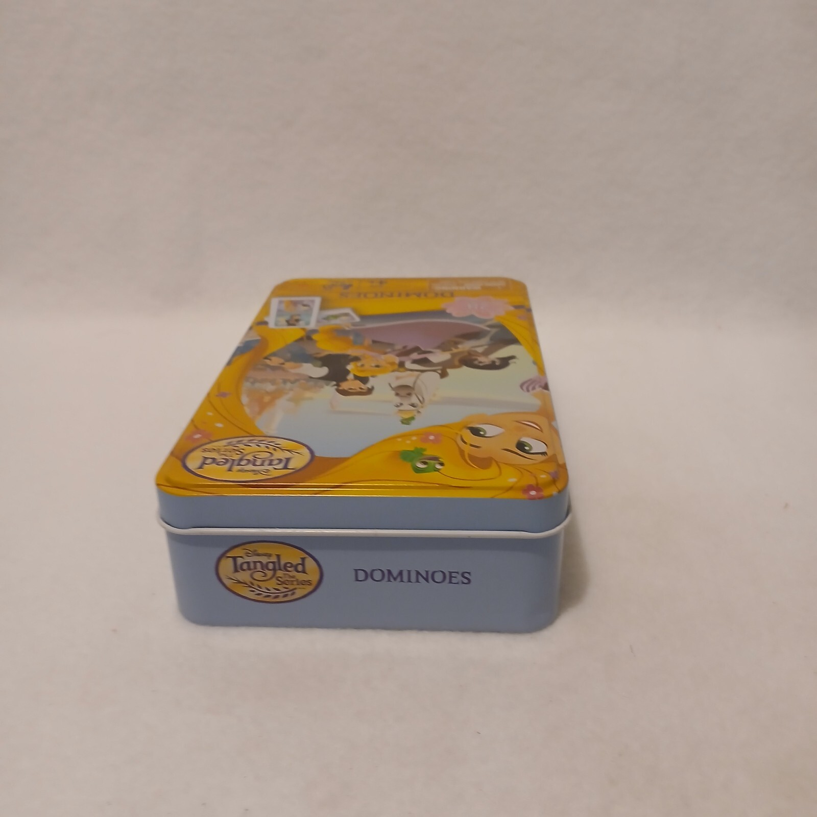 Disney “Tangled: the Series” Rapunzel Dominoes in tin canister Complete