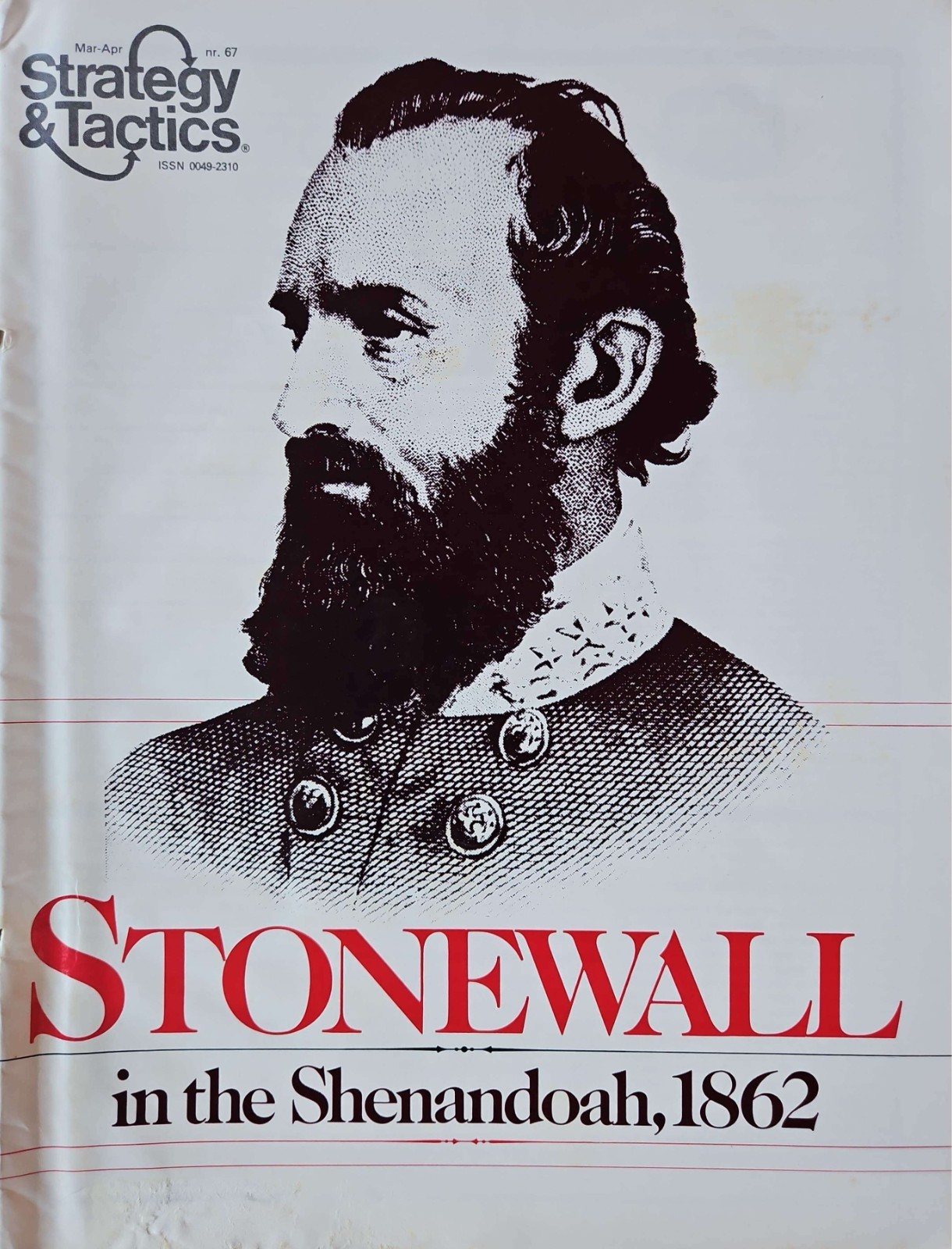 VTG SPI Strategy & Tactics #67 Stonewall Battle in Kernstown 1862 UNPUNCHED 1978