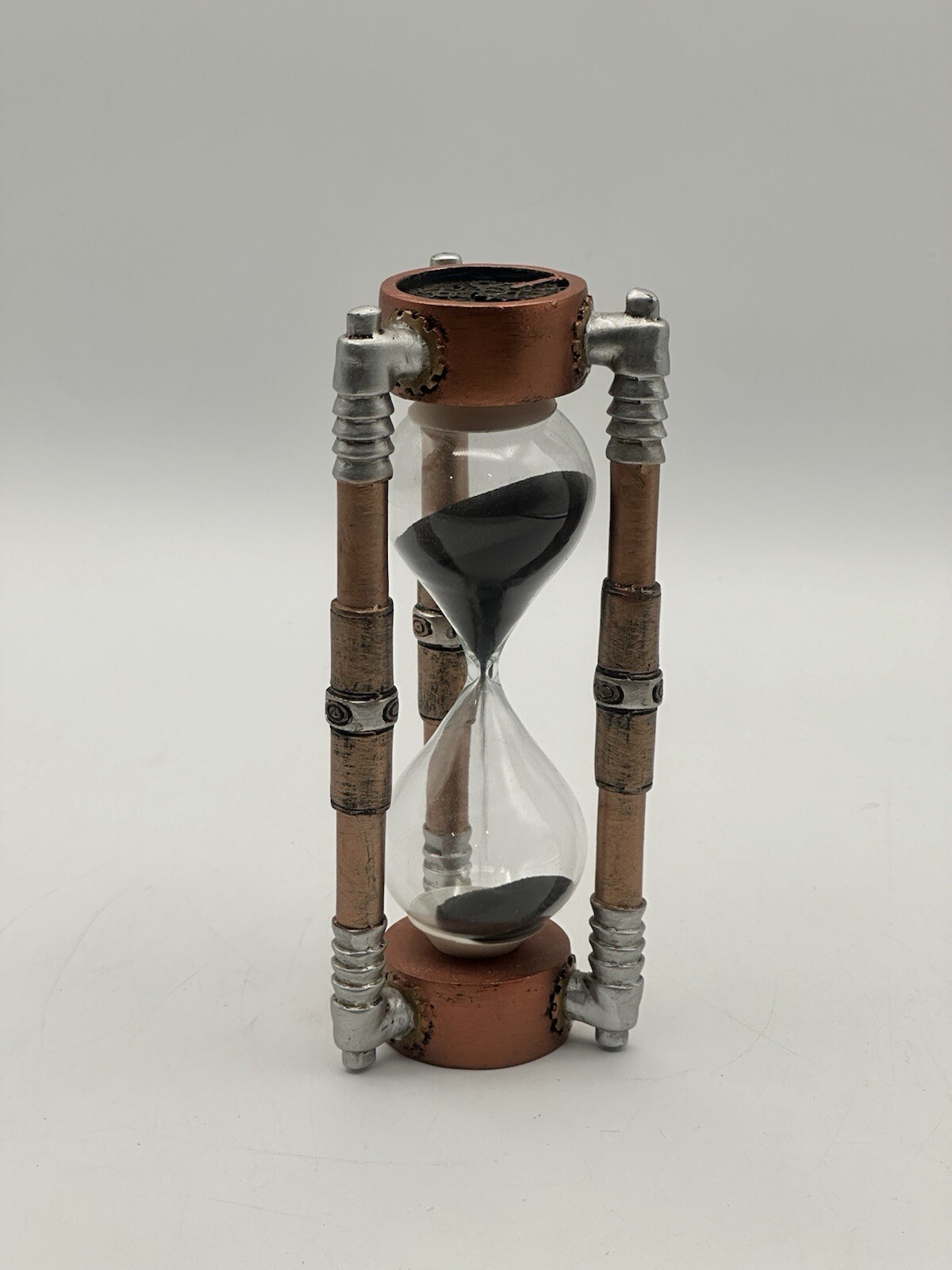 Ebro Past Present And Future Steampunk Gear Work Black Sand 5 Minute Timer