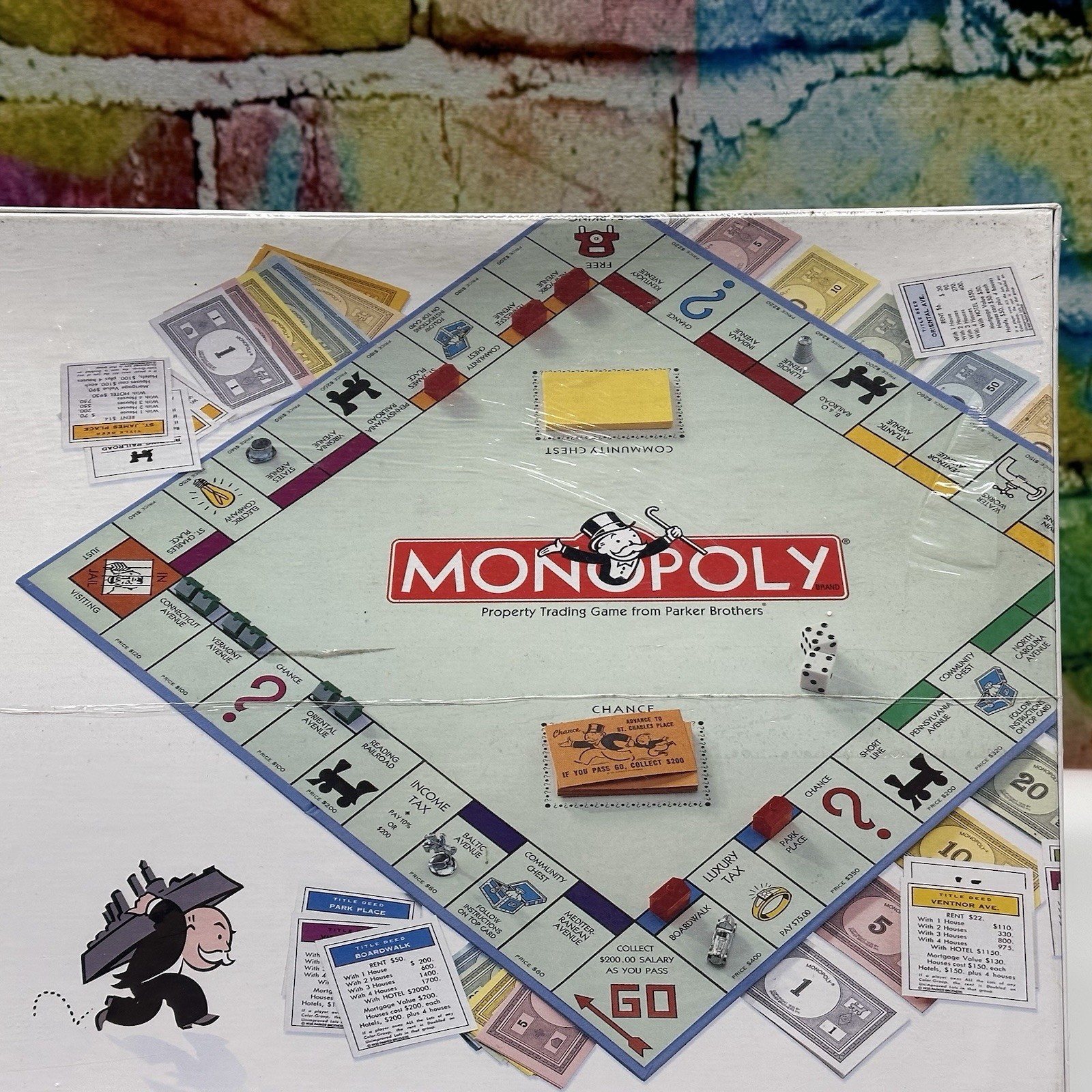 MONOPOLY Property Trading Game Ages 8-Adult Vintage 1999 Family Fun Sealed NEW!