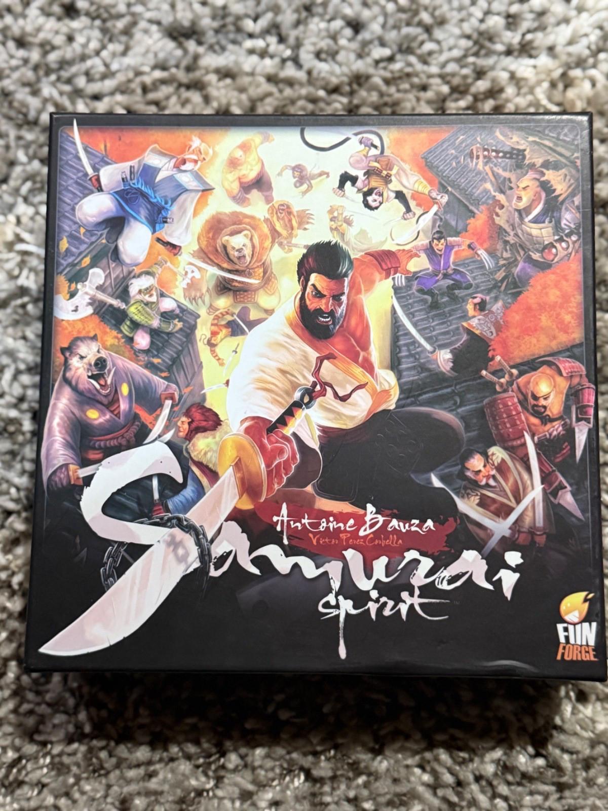New Sealed Samurai Spirit Board Game by Fun Forge 2014