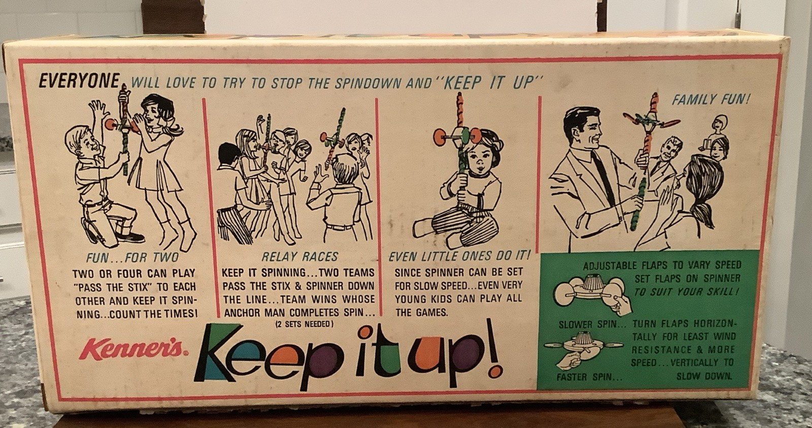 Kenner “Keep It Up Game” 1970 ~ GC