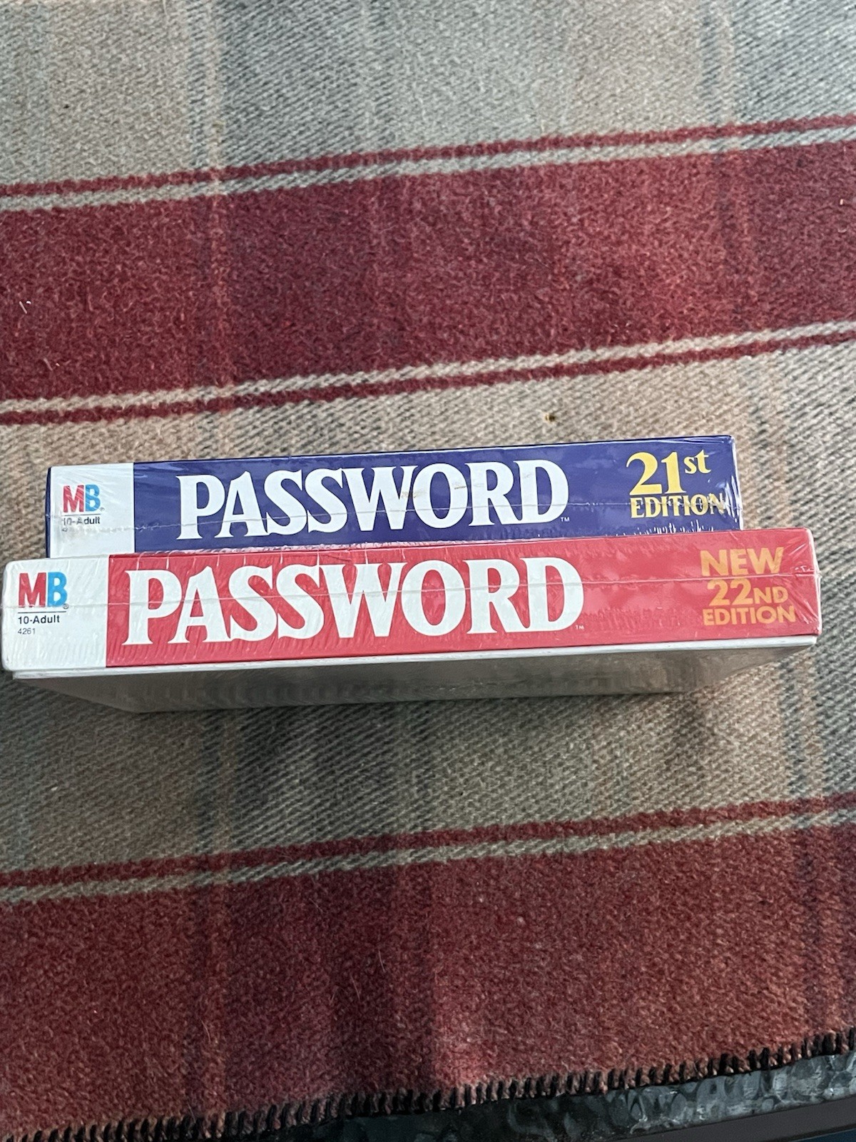 Sealed, Milton Bradley: Password Game. Lot Of 2. NOS