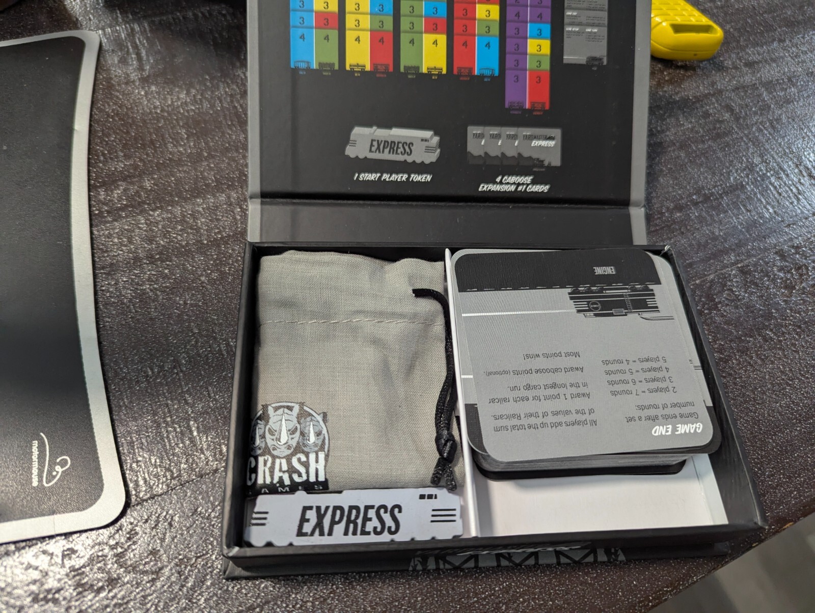 YARDMASTER EXPRESS Card Game 100% COMPLETE 2014 Kickstarter Ed AWARD NOMINEE