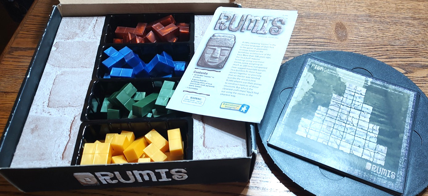 2004 RUMIS PUZZLE GAME, EDUCATIONAL INSIGHTS, COMPLETE
