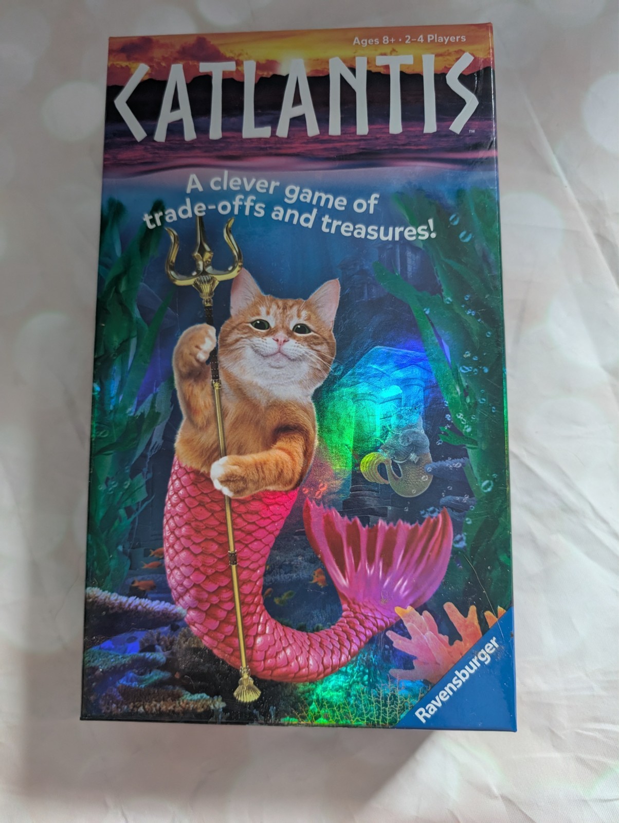 Ravensburger Catlantis Board Game Complete Cat Strategy Family Card Game 100%