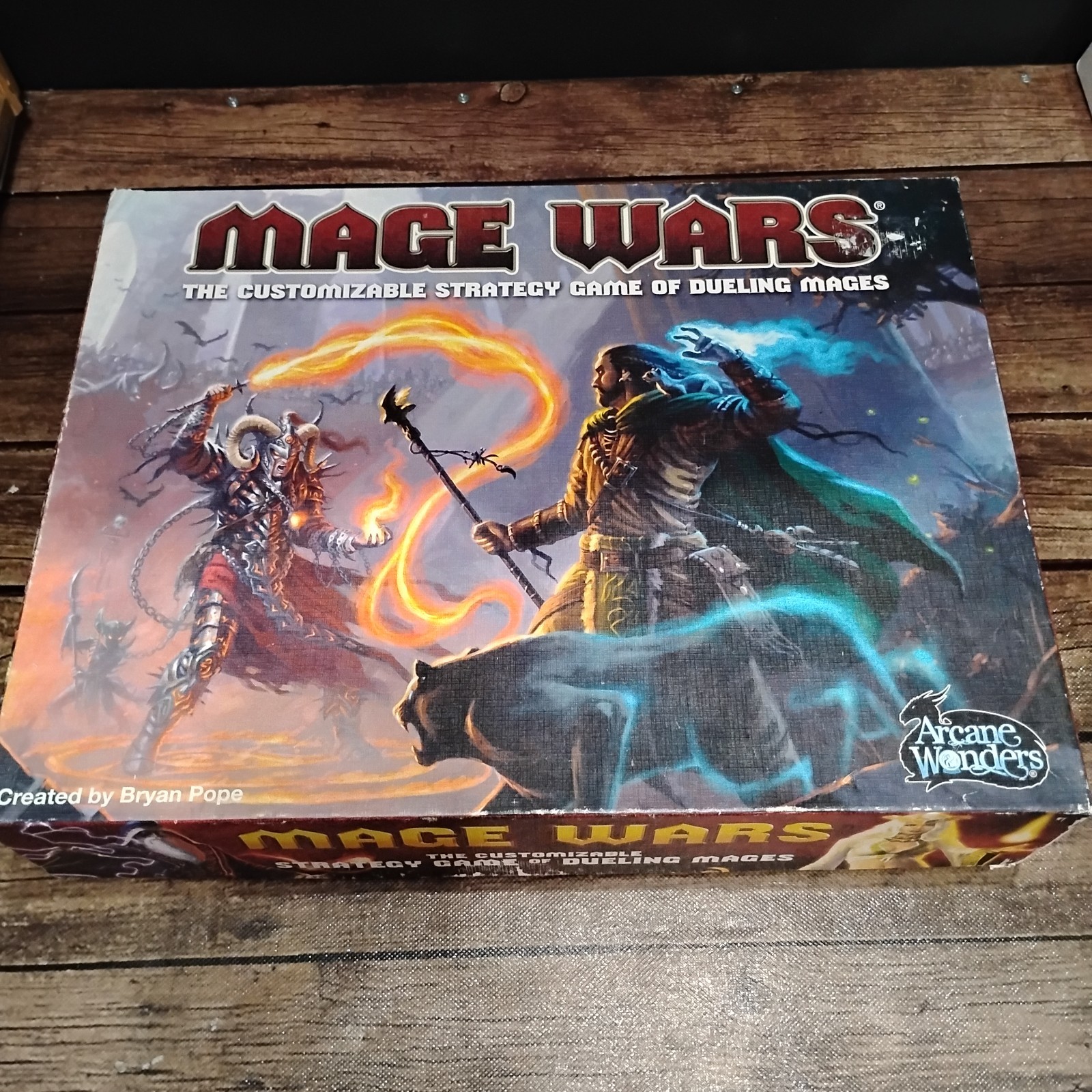 Mage Wars Game 2012 Arcane Wonders CIB