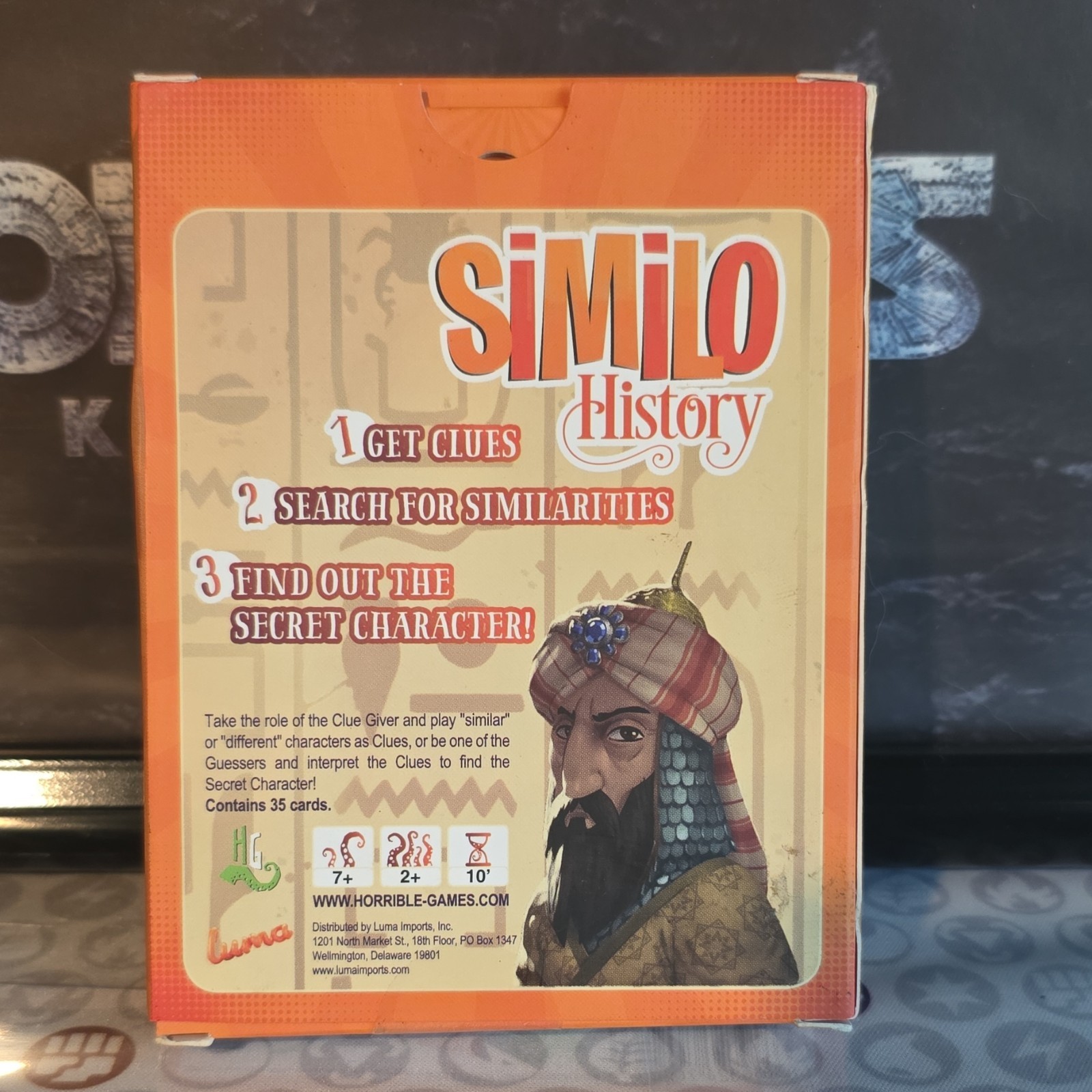 Similo History Card Game by Horrible Games 2+ Players Ages 7+ Cardboard 2019