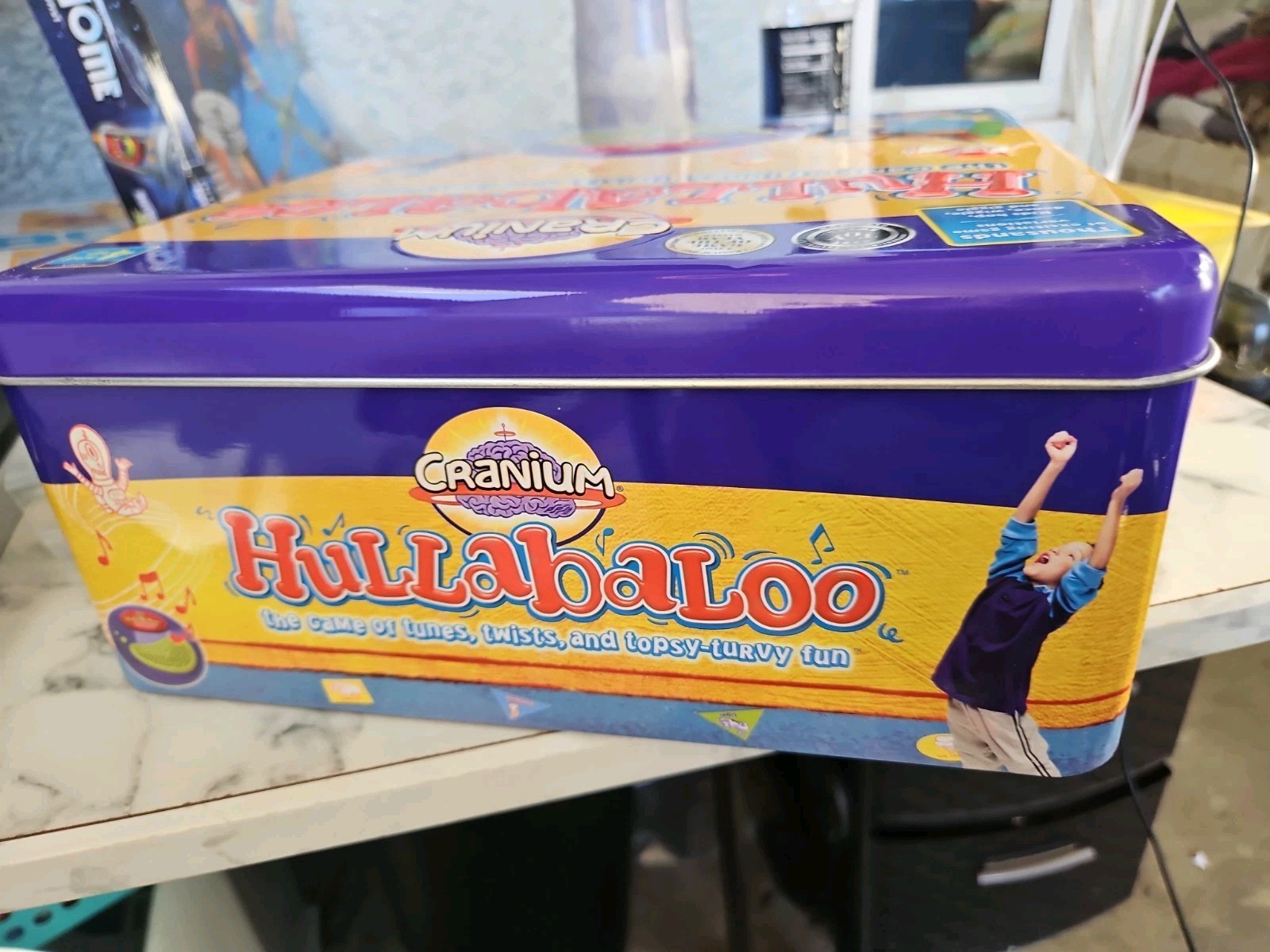 Cranium Hullabaloo – 2004 Tin Box Edition – Complete – Tested Working