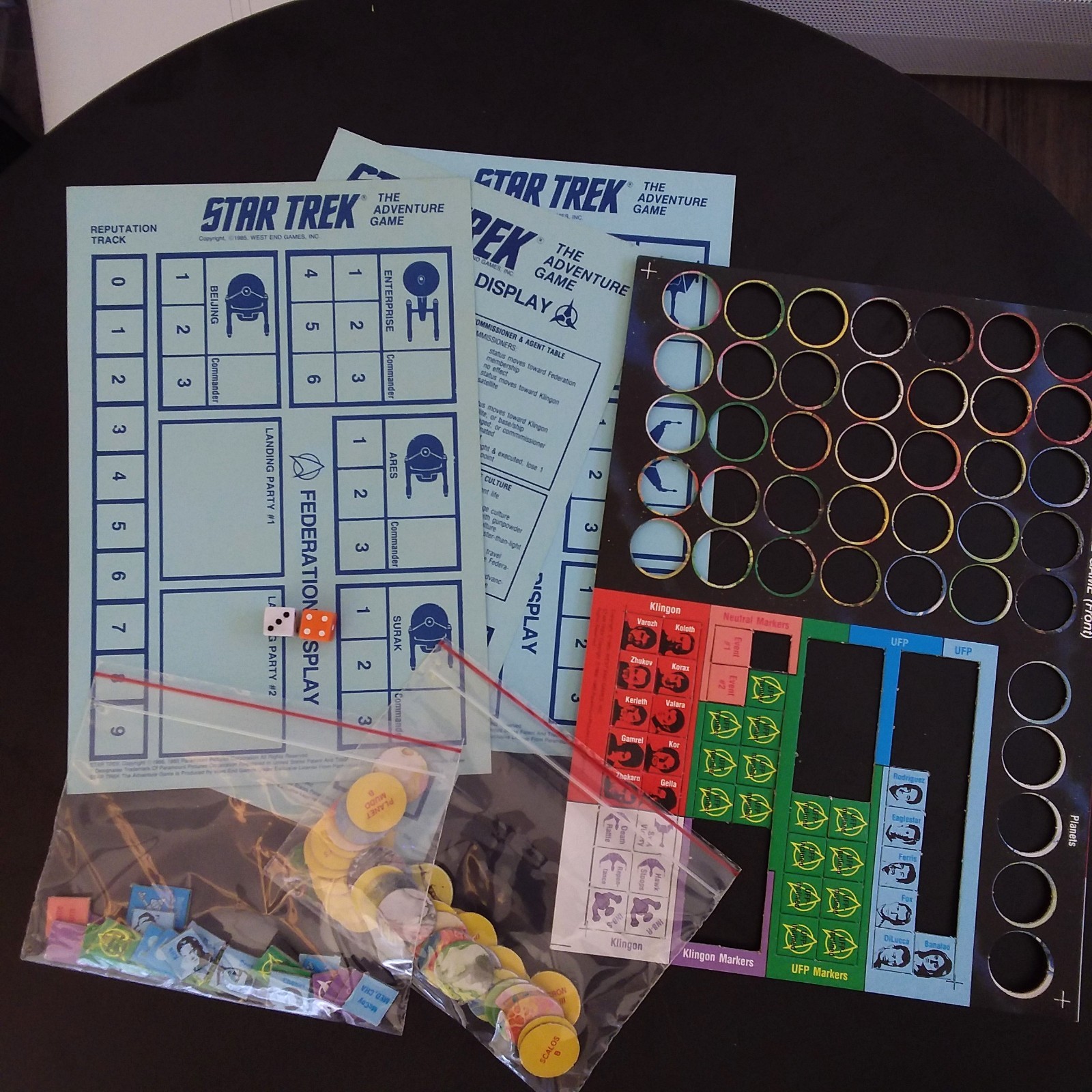 Star Trek : The Adventure Game | Vintage 1985 by West End Games | Complete