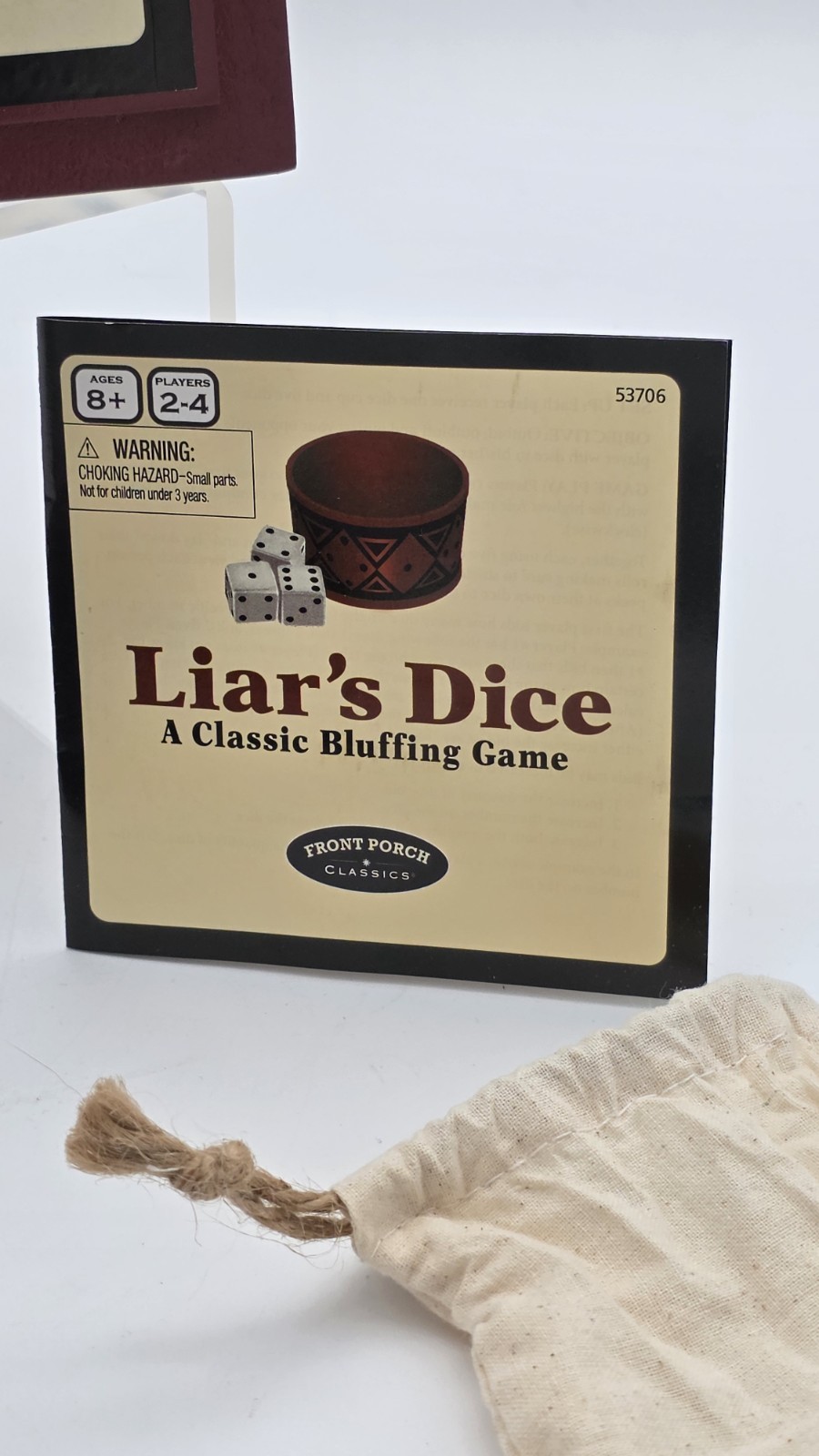 Liar’s Dice A Classic Bluffing Game from Front Porch Classics Preowned