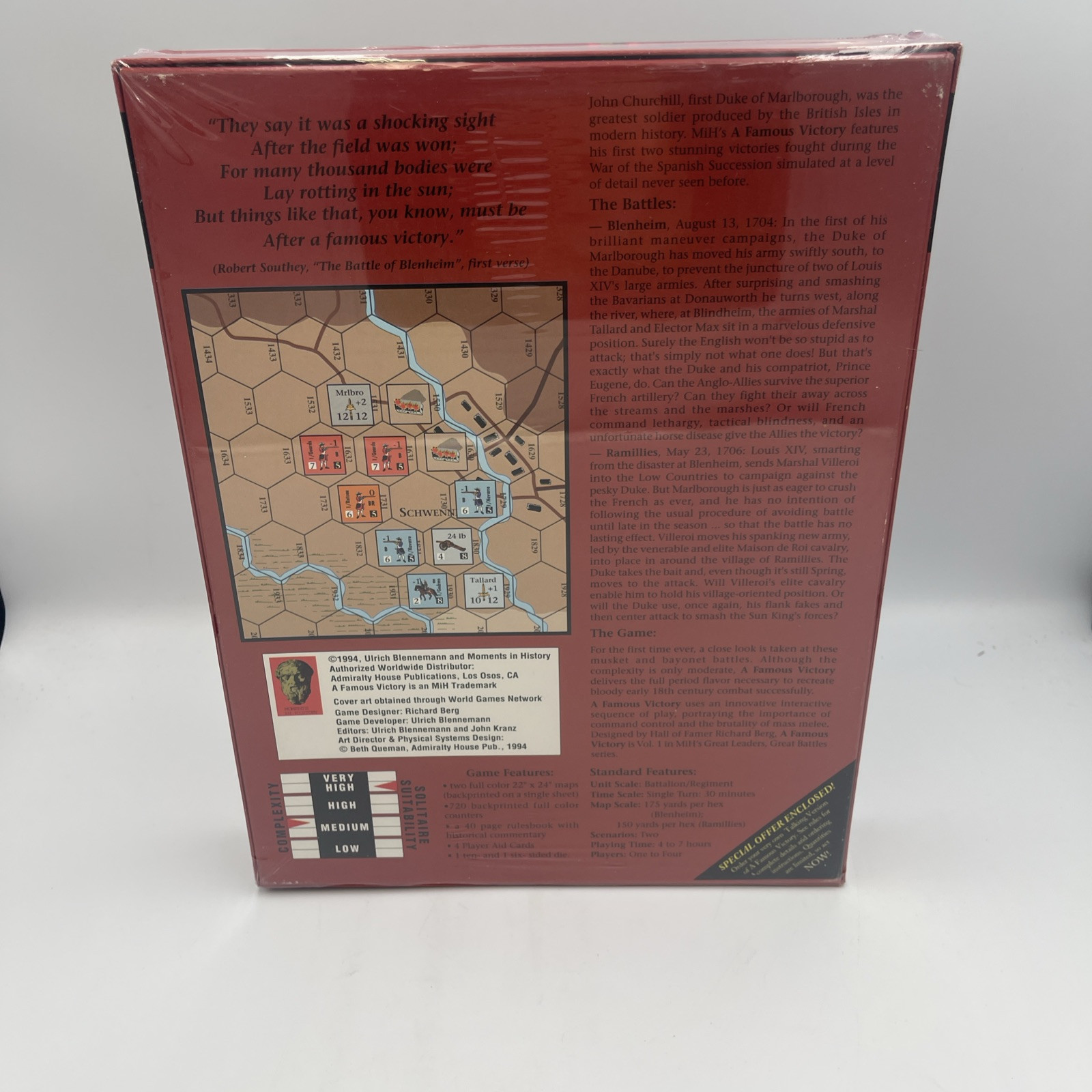 A Famous Victory: Blenheim and Ramillies (Moments in History) New Sealed