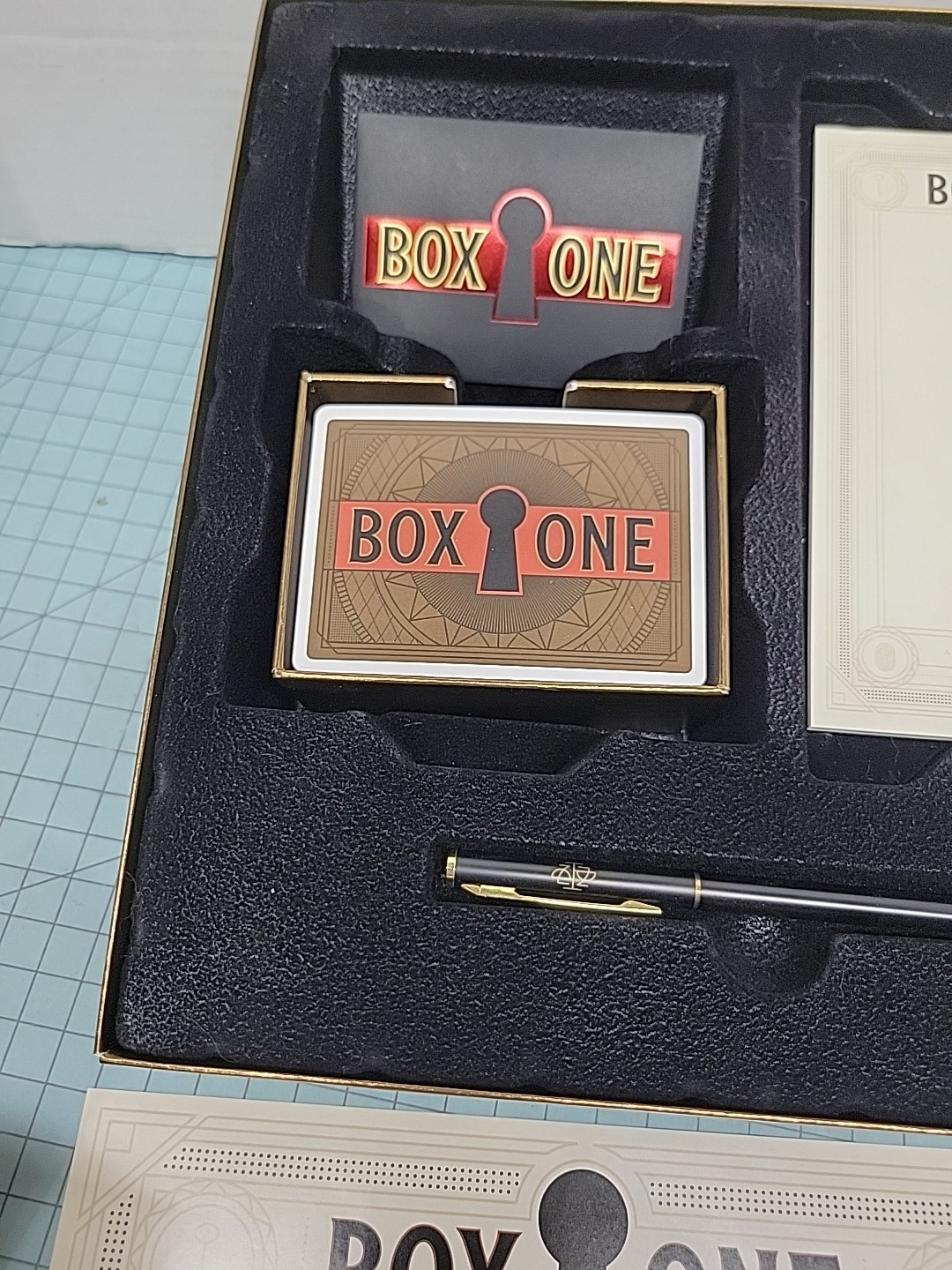 BOX ONE by Neil Patrick Harris Strategy Game Theory 11 Game COMPLETE