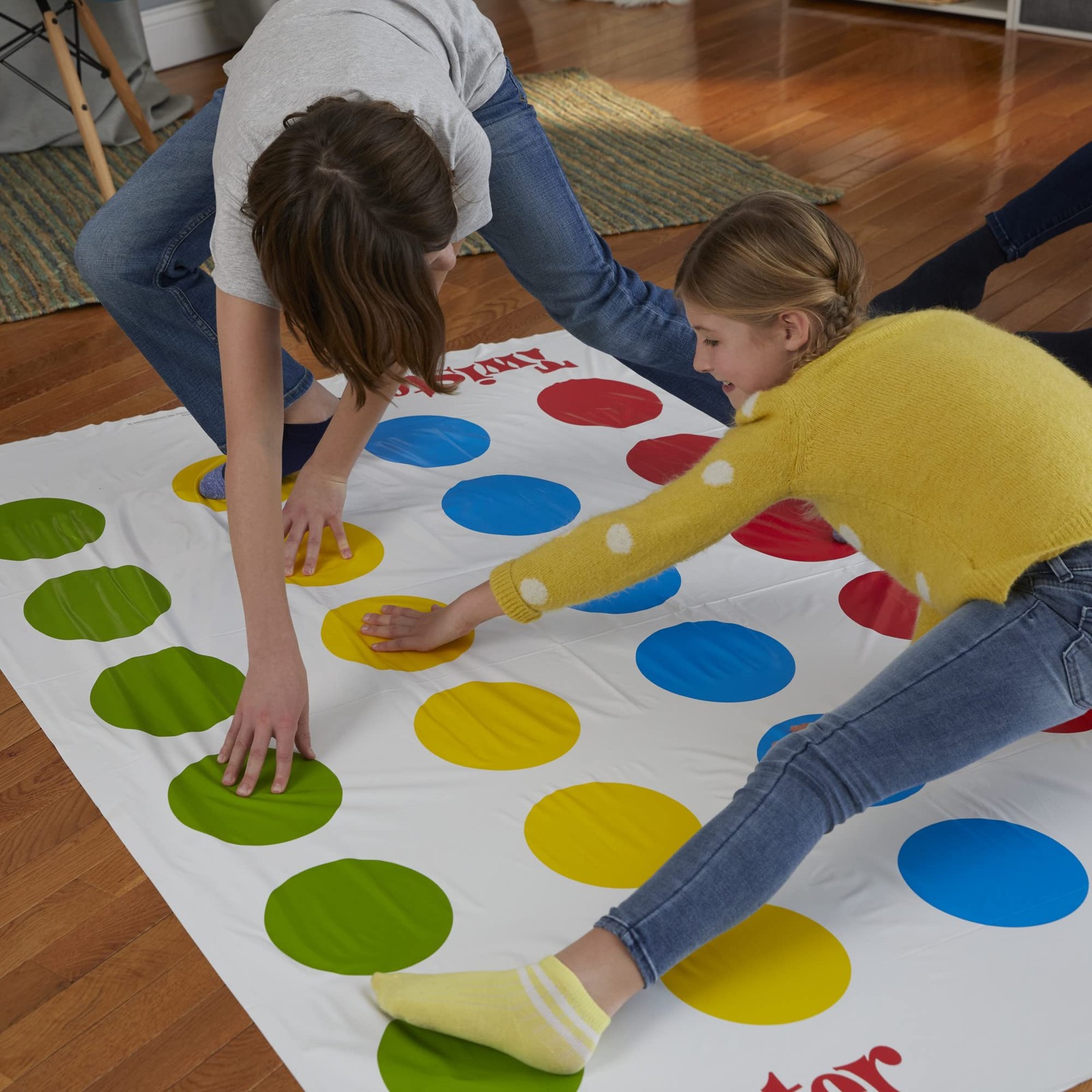 Hasbro Twister Party Classic Board One Size, Red, Yellow, Blue, Green, White