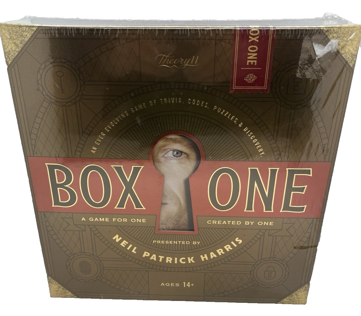 Box One Presented By Neil Patrick Harris Game Theory 11 BRAND NEW SEALED F/S