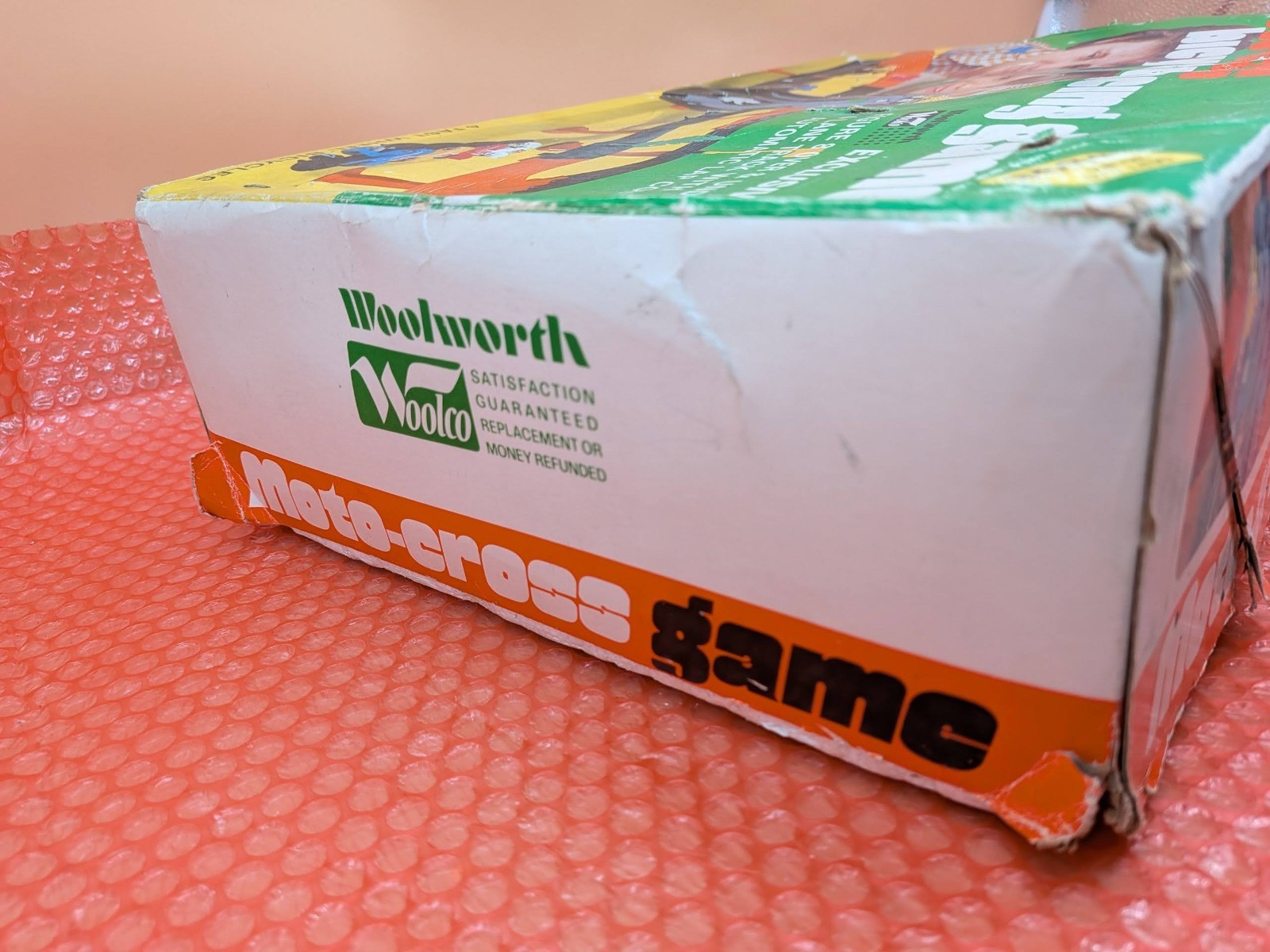 Vintage Woolworth / Tomy Moto Cross Bicycle Racing Game in Original Box