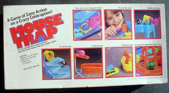1986 Milton Bradley Mousetrap 100% Complete Board Game Mouse Trap Zany Crazy