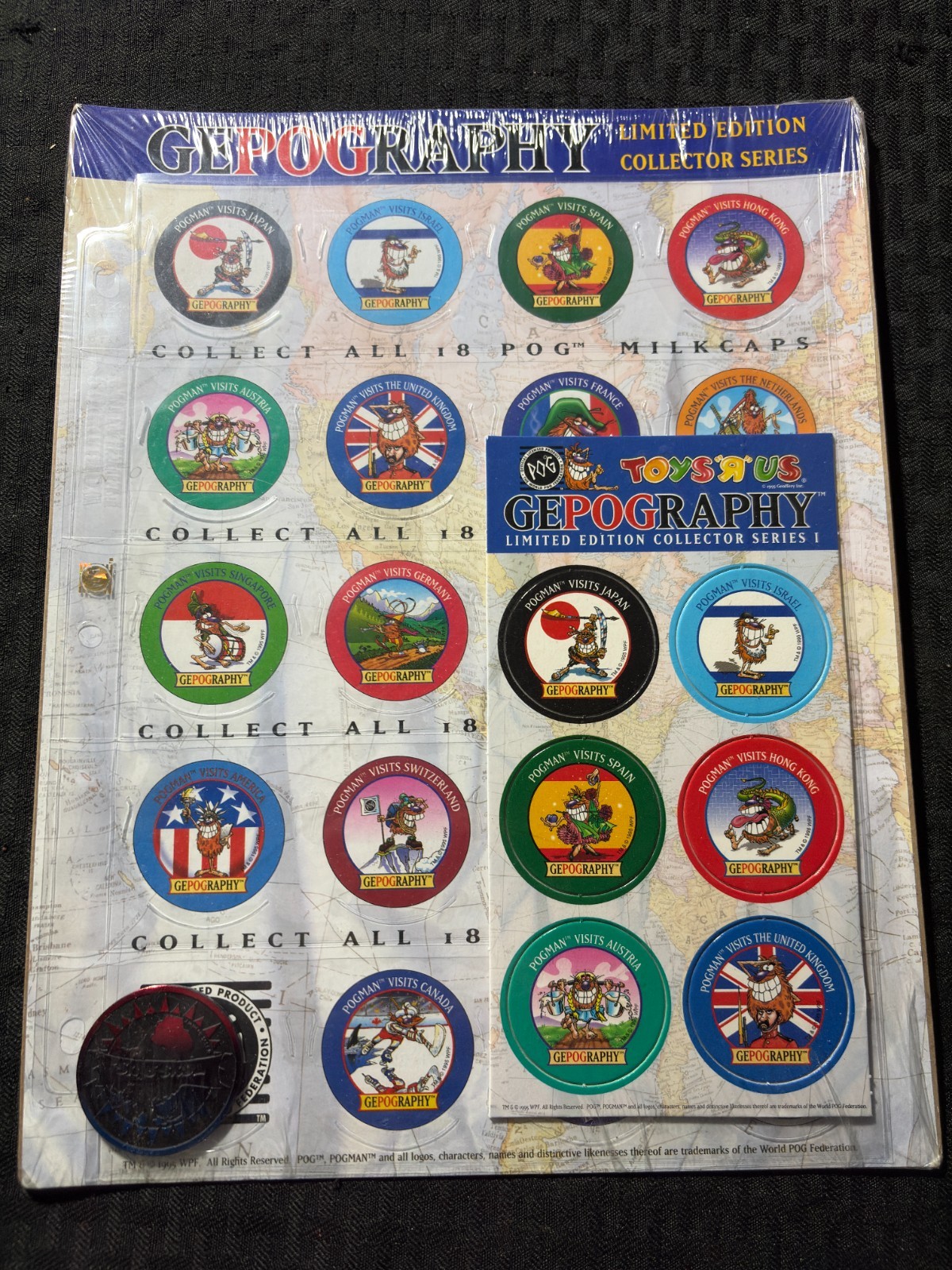 1995 TOYS R US GePOGraphy SEALED Limited Edition