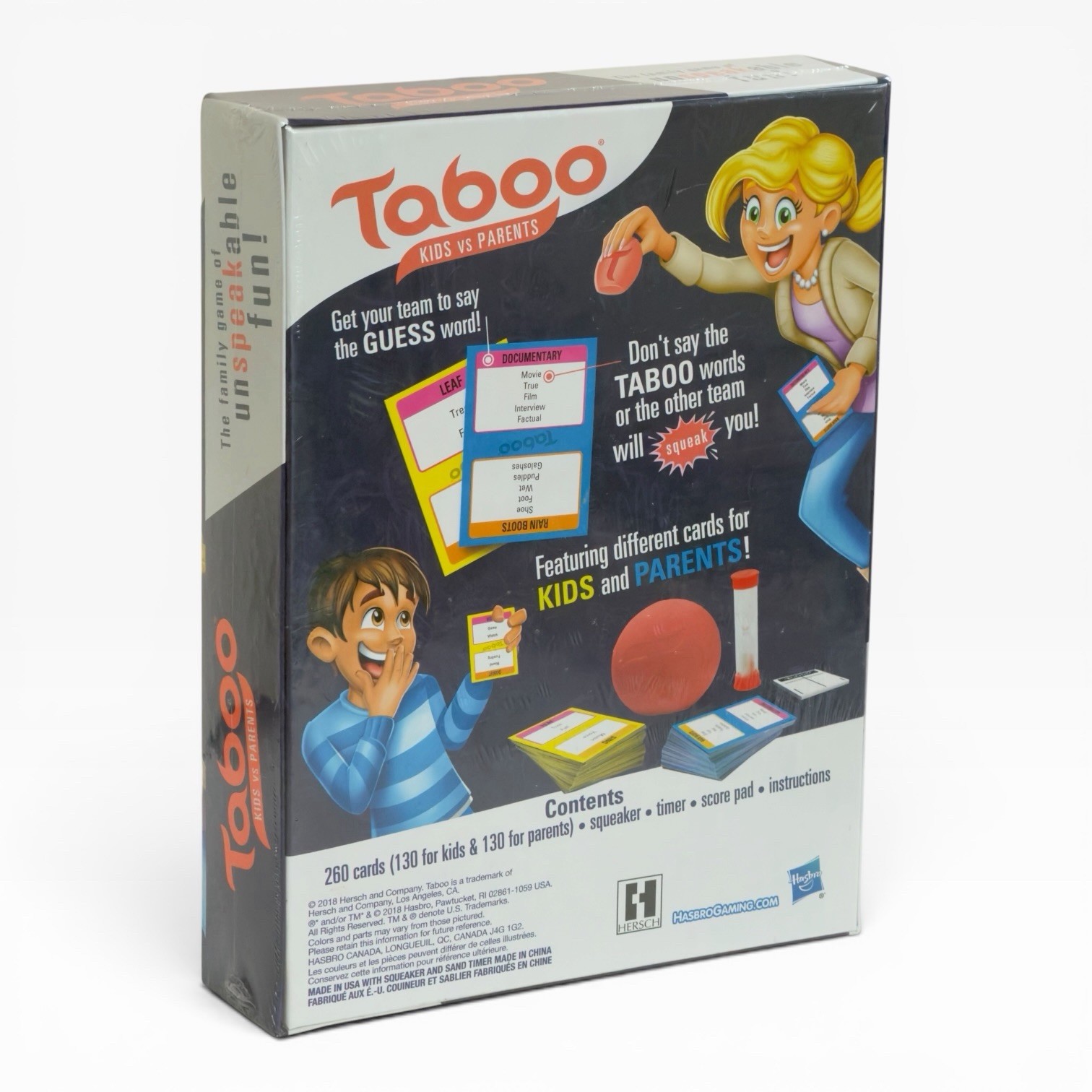NEW & SEALED! TABOO Kids VS. Parents Family Fun Gaming Board Game Ages 8+