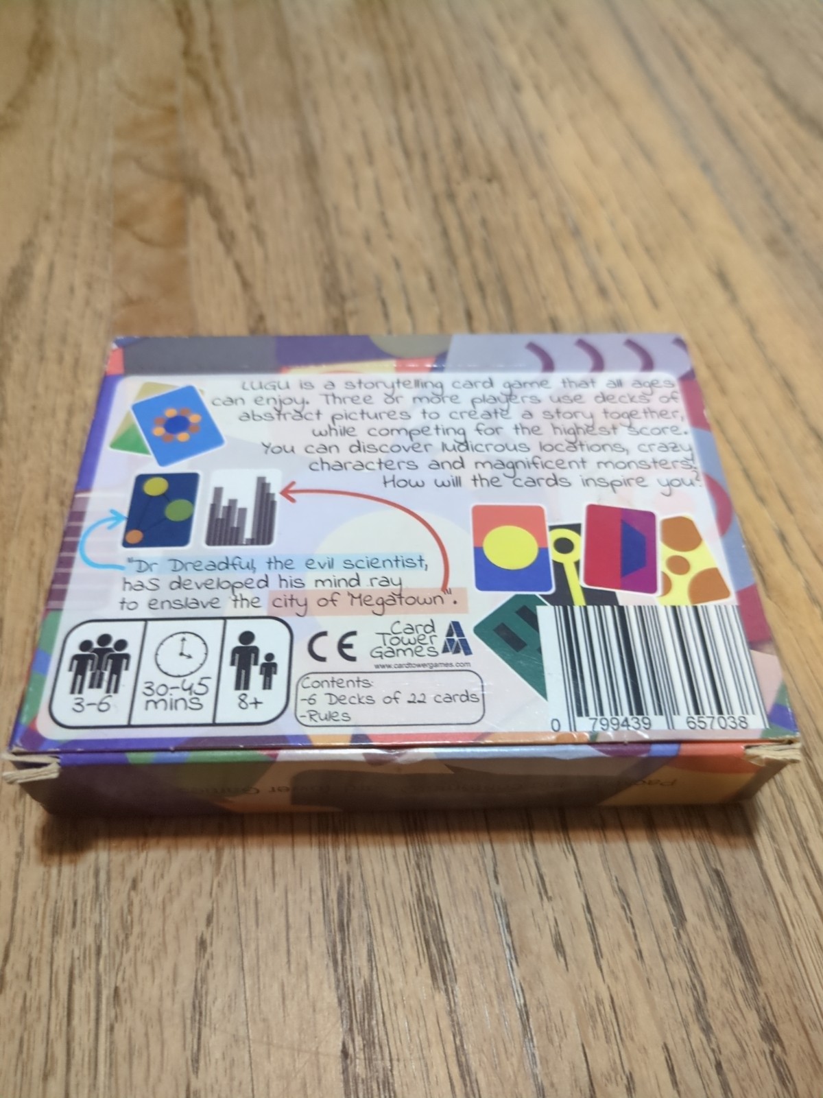 LUGU storytelling game Card Tower Games New Sealed 2014
