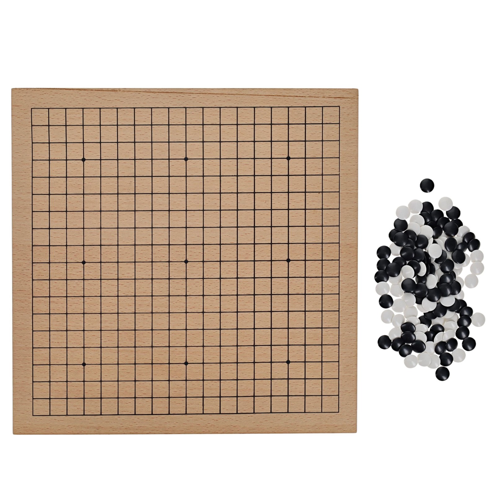 WE Games Wooden GO Game – Beginner Set – 12 Inch Board