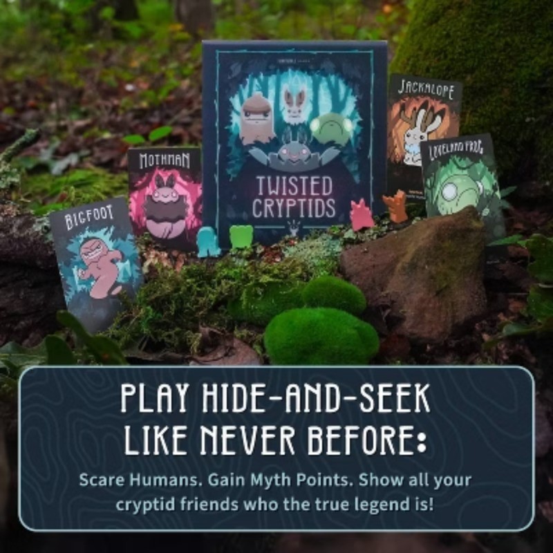 Twisted Cryptids Board Game: Creative Thinking, 30-60 Min Play, 2-4 Players
