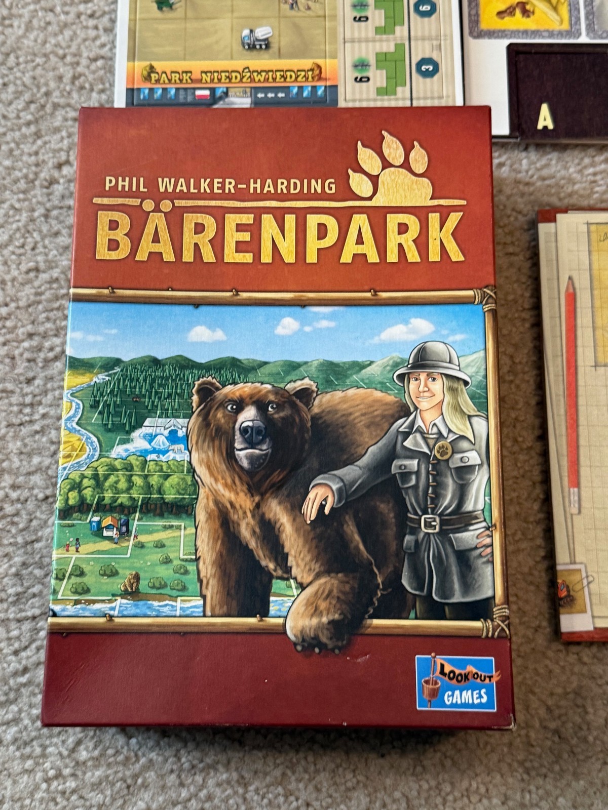 Barenpark Board Game by Lookout Games! – Never Played & Unpunched – Complete Phi