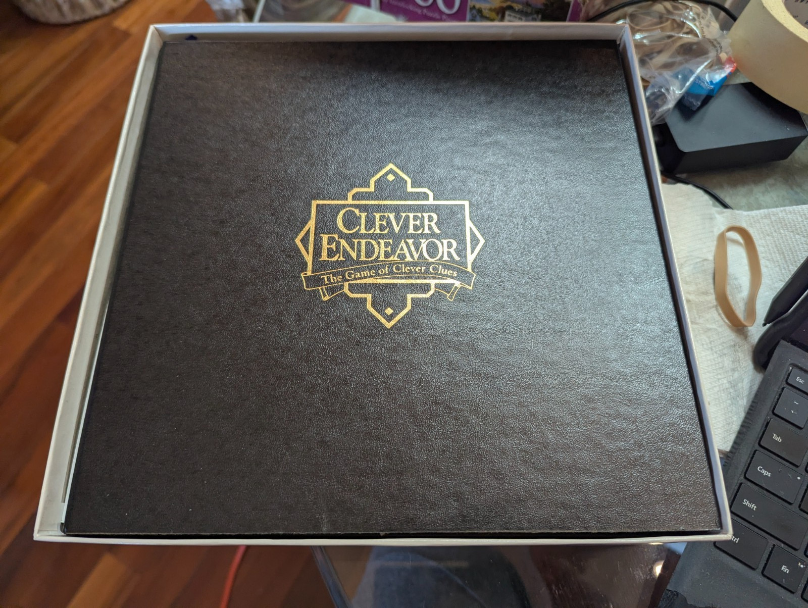 CLEVER ENDEAVOR Deluxe Edition Master Game 100% COMPLETE 1989 VINTAGE CEDE2