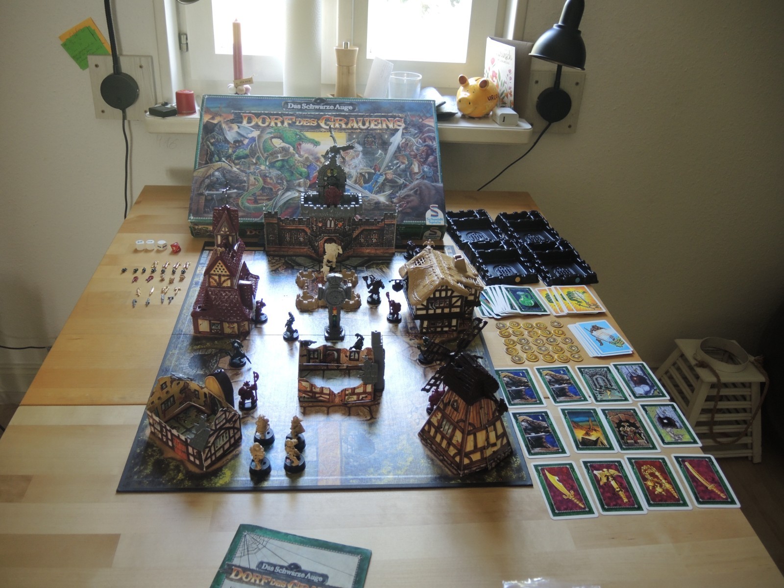 The Black Eye – Village of Horror – Schmidtspiele 100% complete 1992 Unpainted