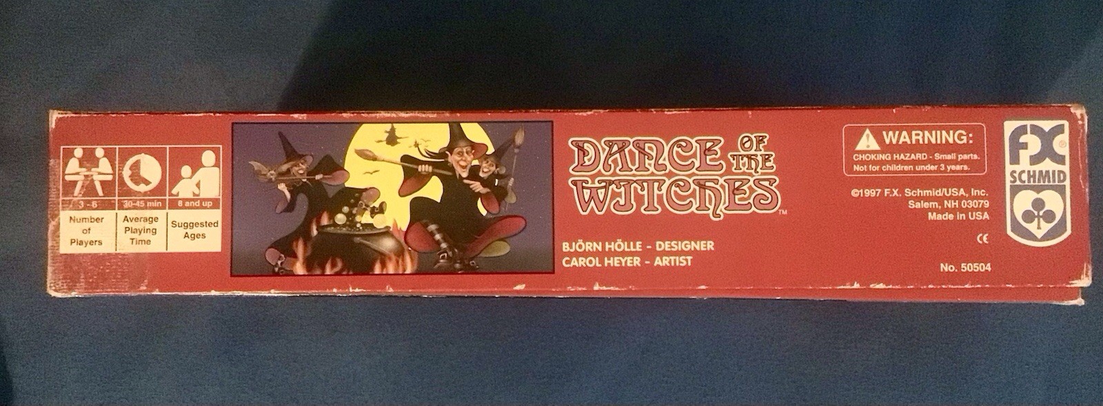 Dance Of The Witches 1997 Board Game Vintage FX Schmid Bjorn Holle Near Complete