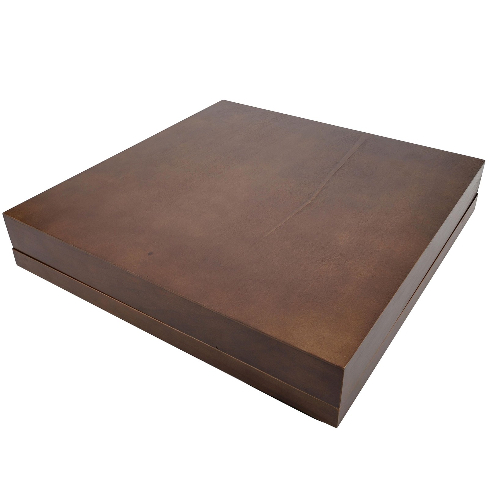 WE Games 4 Player Shut The Box(TM) Dice Game with Lid, Natural Wood, Large