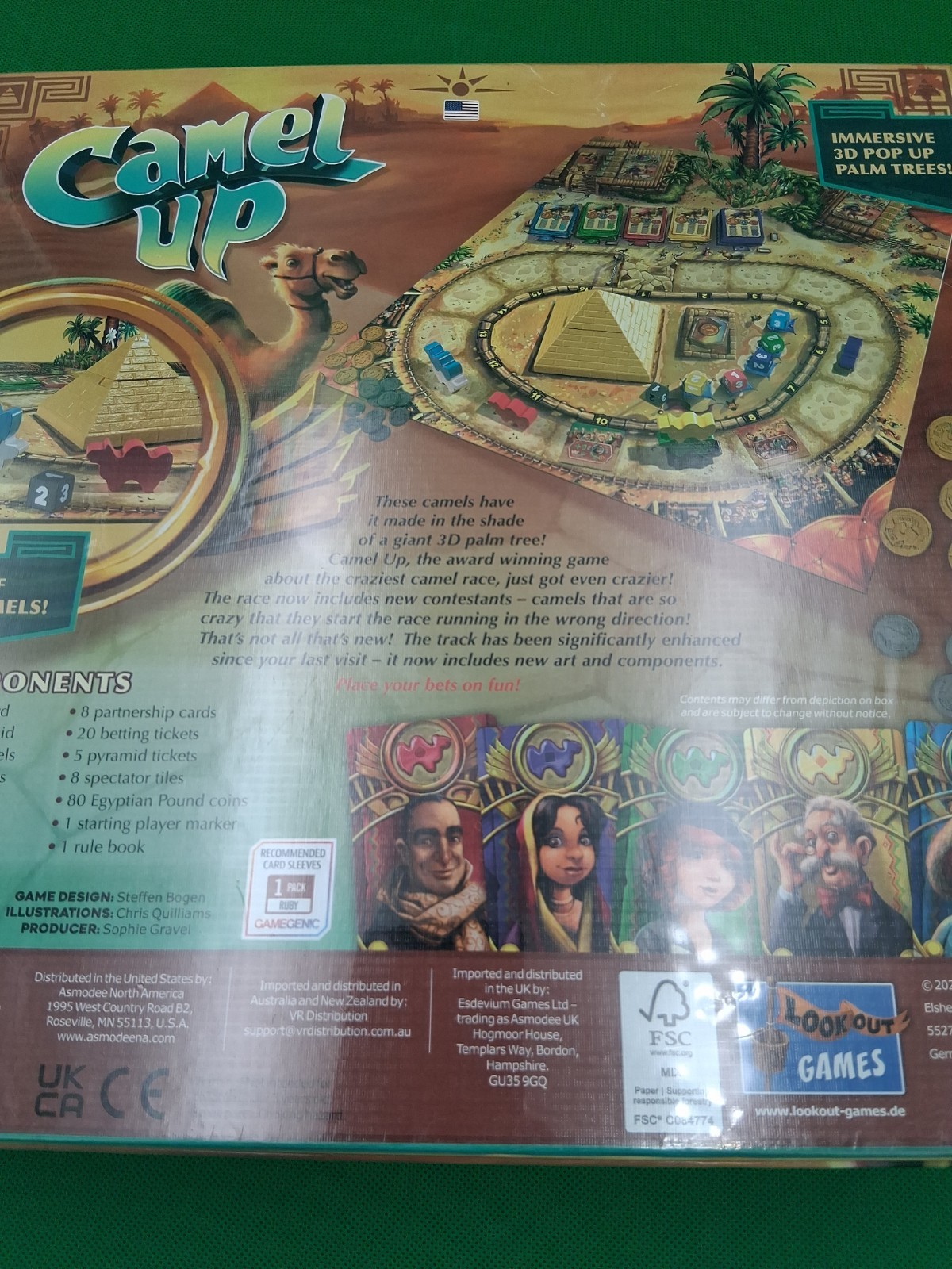 Camel Up Board Game 2nd Edition NEW Sealed Lookout Games Family Strategy 3-8 Pla
