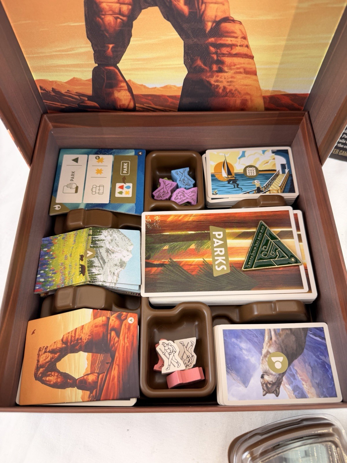 PARKS Board Game 2019 Keymaster Games 1st Edition Complete w Gametrayz