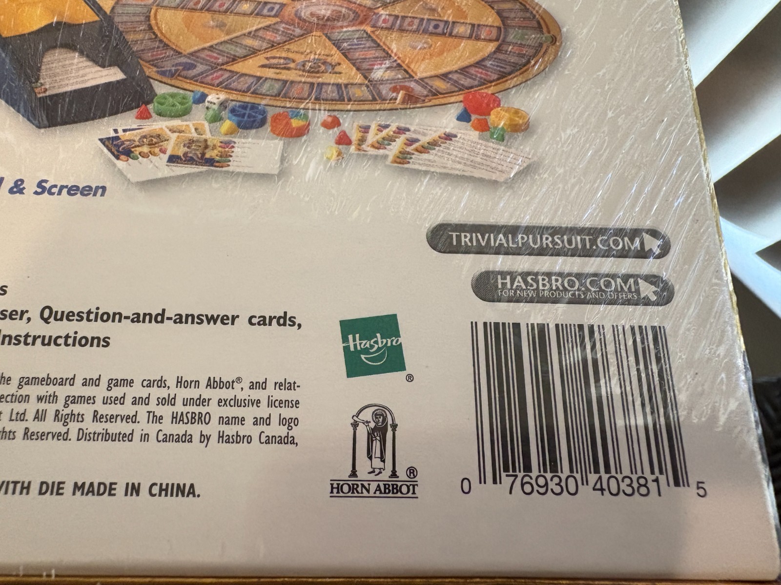 Trivial Pursuit 20th Anniversary Edition Trivia Game