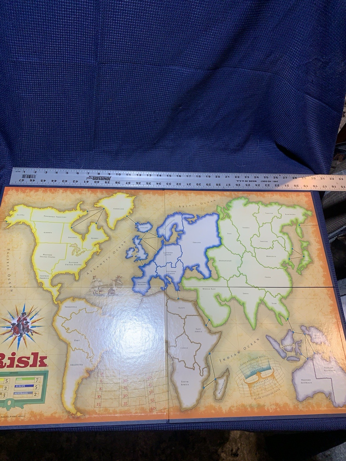 Risk Board Game The Game of Global Domination 2003 Hasbro Complete
