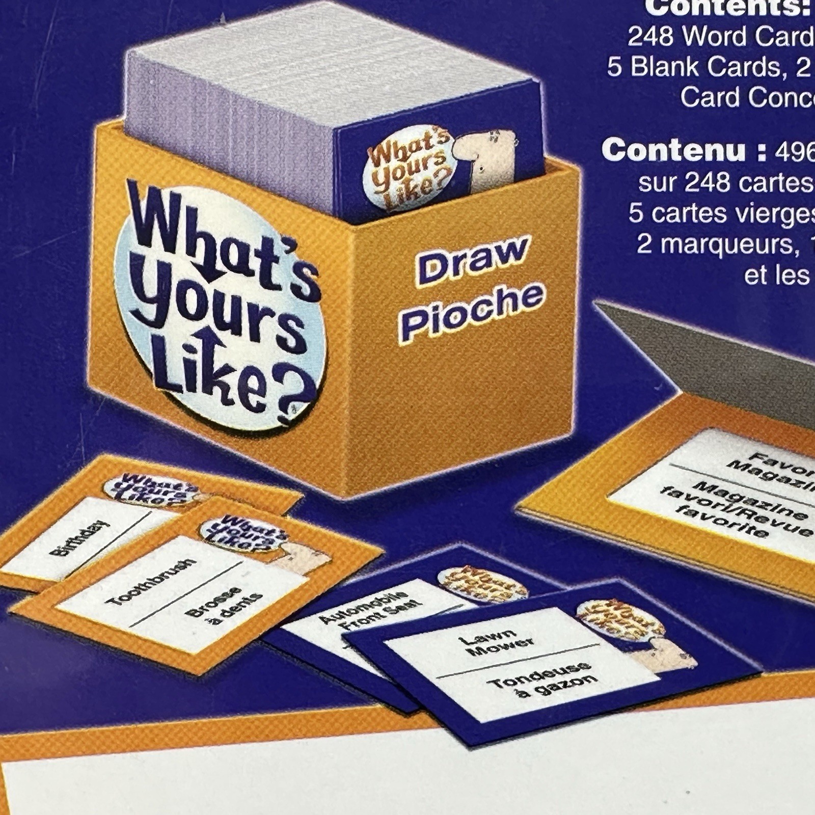 PATCH What’s Yours Like? Game Ages 12-Adult Fun Family Party Game Laughs NEW!