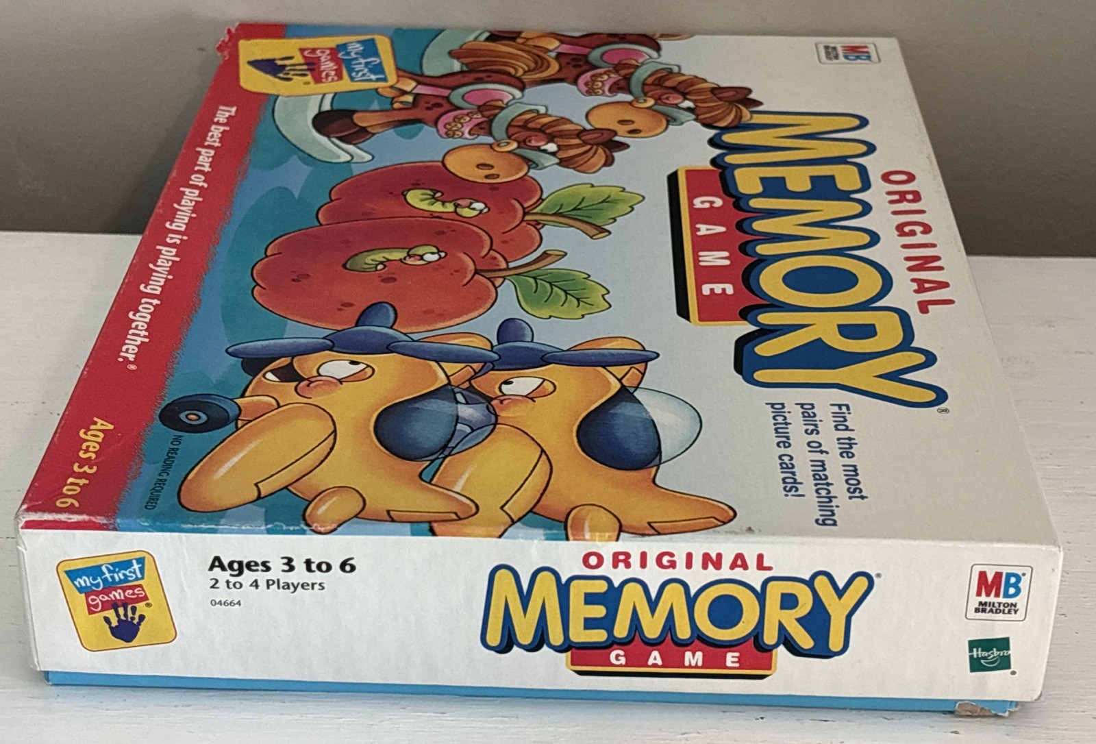 2001 Original Memory Game/ Board Game – Milton Bradley / Hasbro – Complete