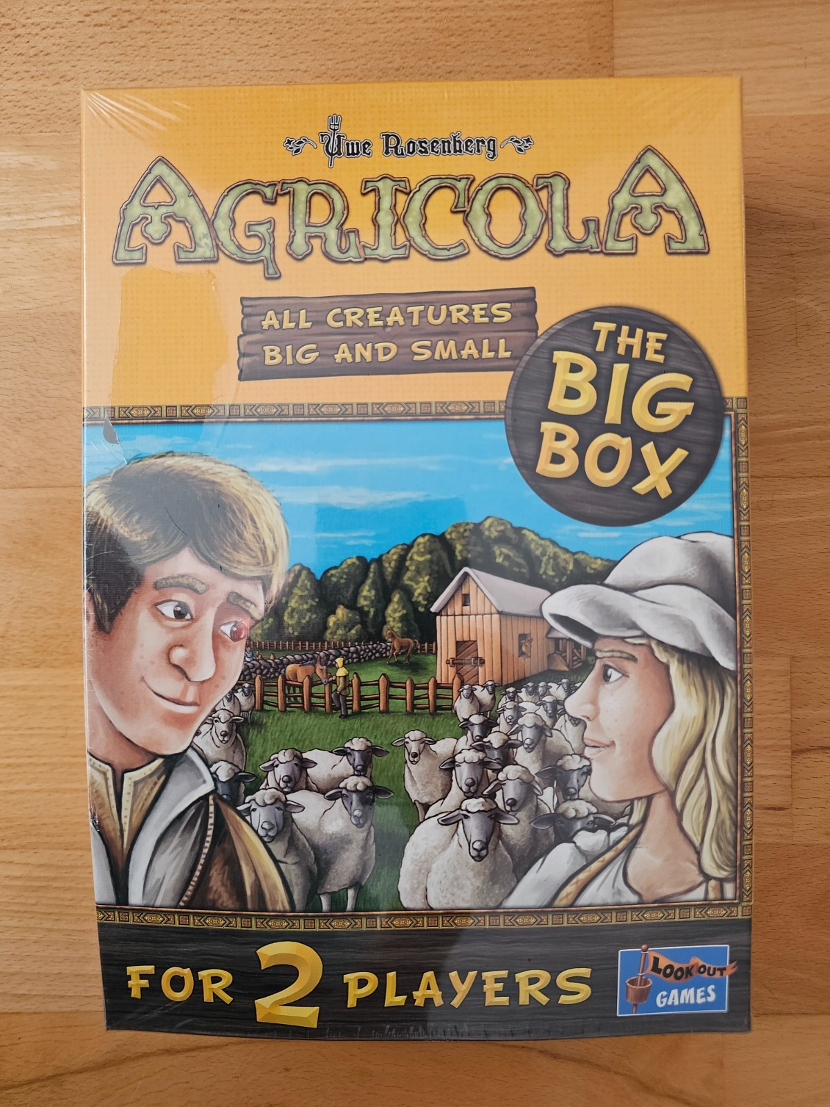 Lookout Games Agricola All Creatures Big and Small Big Box Board Game NEW