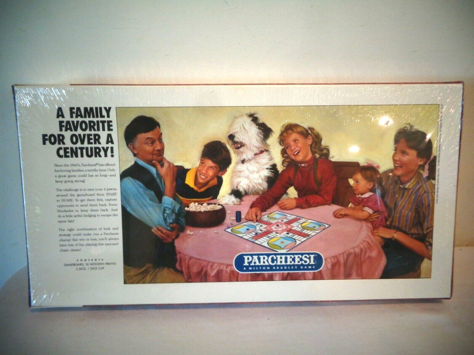 VINTAGE 1989 MILTON BRADLEY PARCHEESI A ROYAL GAME OF INDIA SEALED