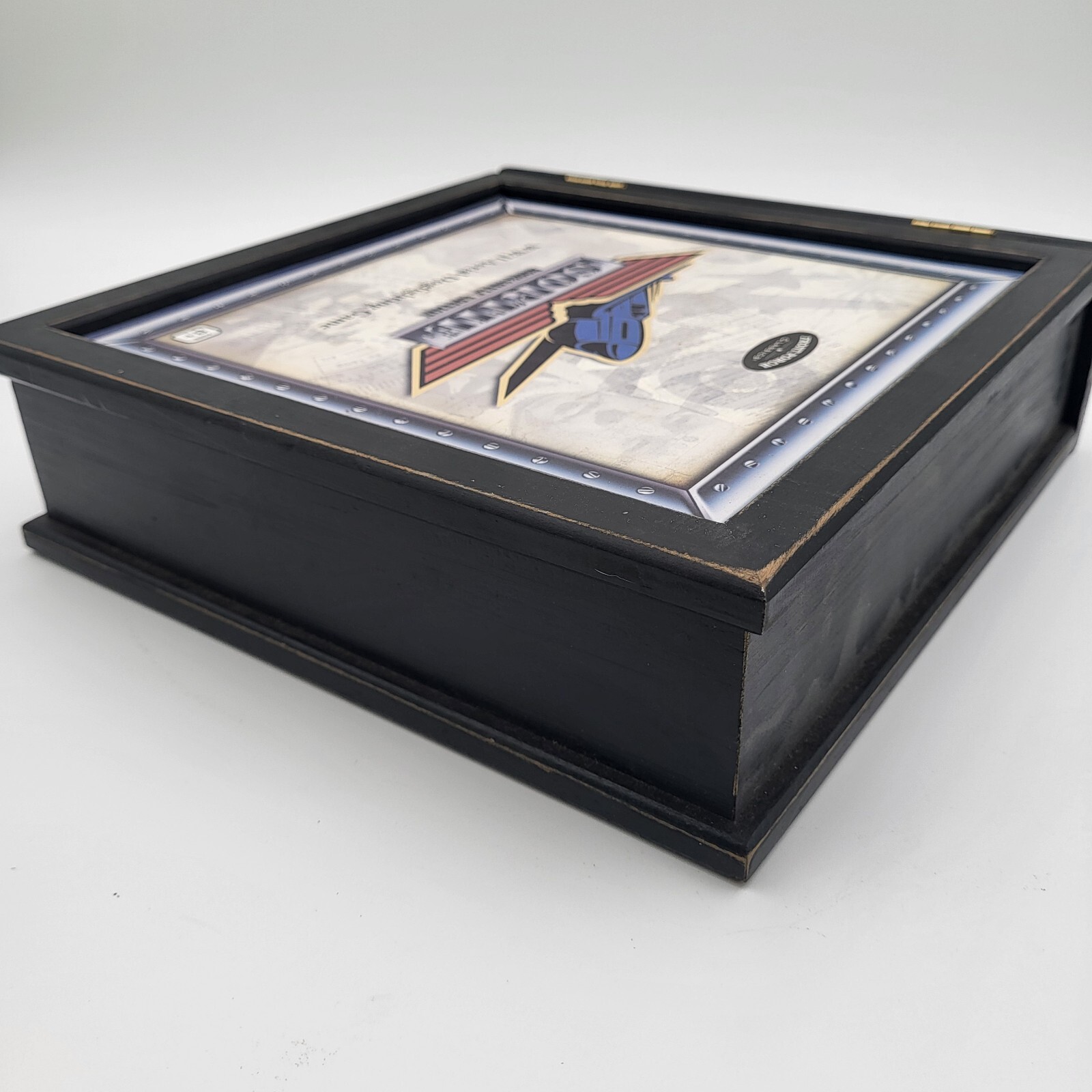 Sortie Bookshelf Edition WWII Aerial Dogfighting Game Front Porch Wooden Case