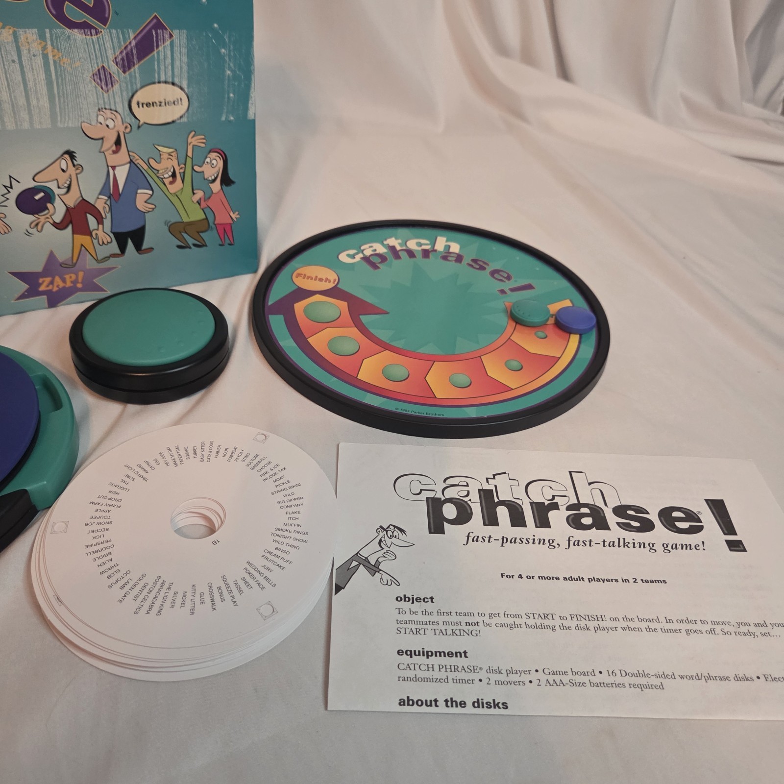 Vintage Catch Phrase Party Game 1994 Edition Parker Brothers Complete