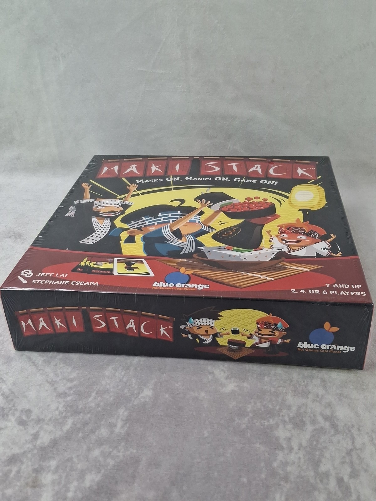 Maki Stack Family Party Dexterity Game by Blue Orange Chopsticks Blindfold NEW
