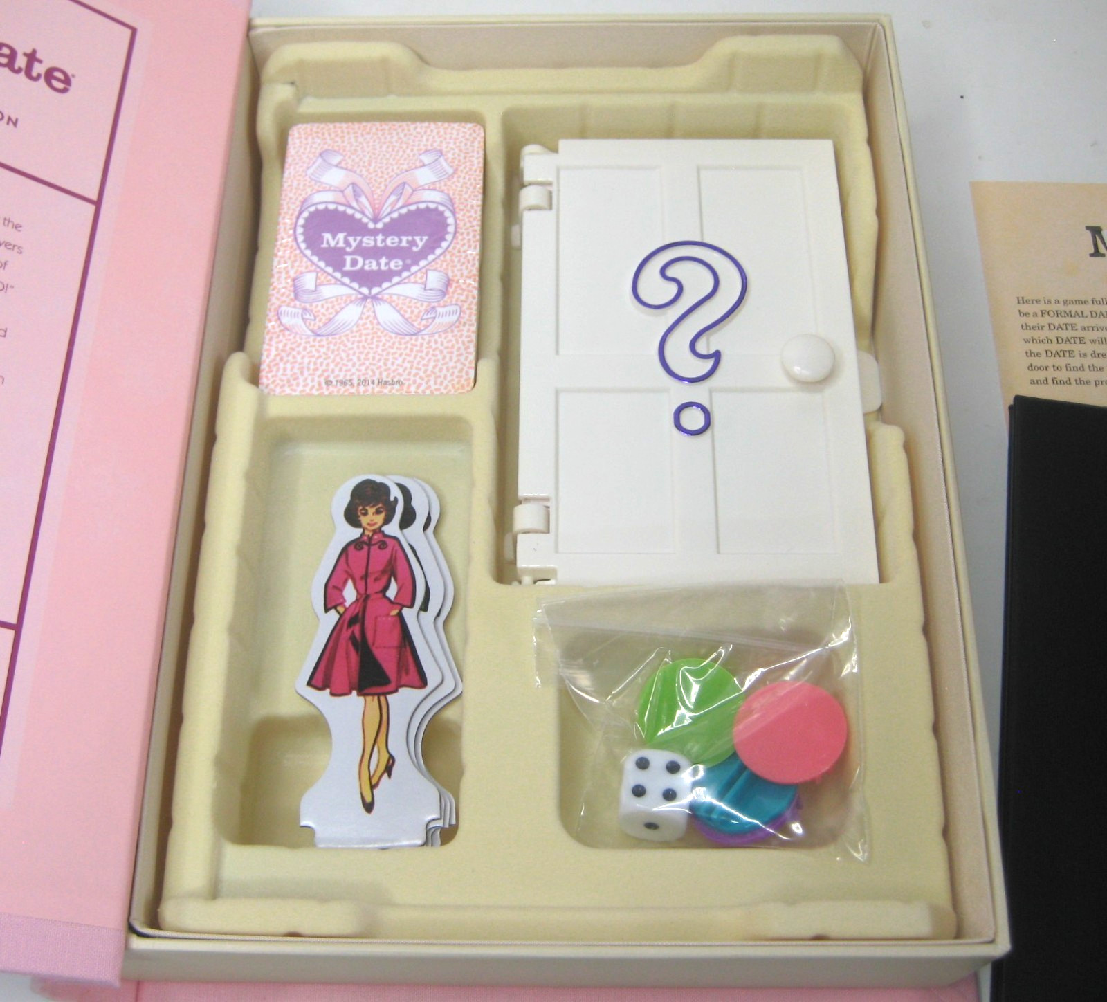 Mystery Date Vintage Bookshelf Edition Board Game Never Played with Sealed Cards